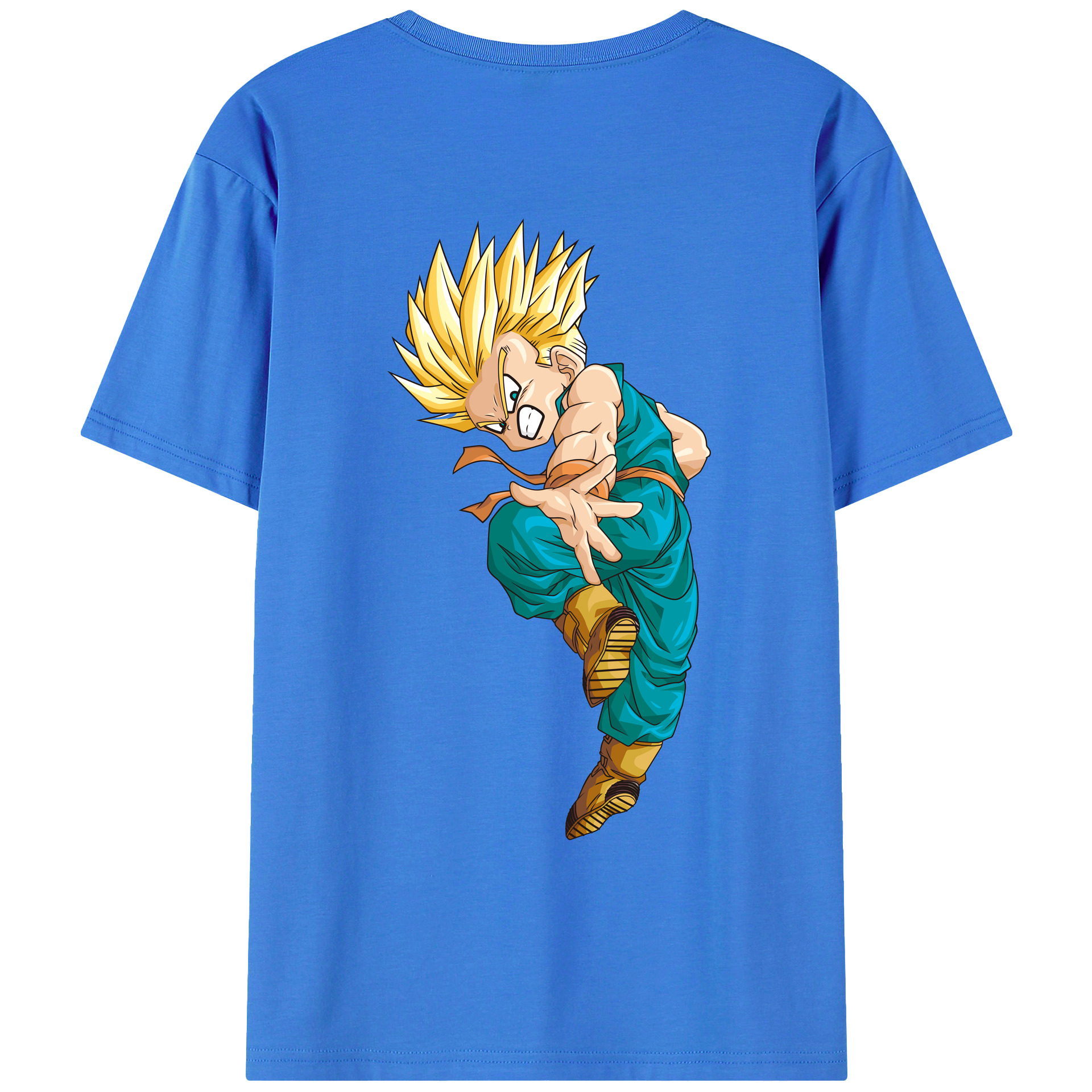 （画像用） ドラゴンボール DRAGON BALL 綿100％ メンズ半袖Tシャツ（バックプリント） 通気性