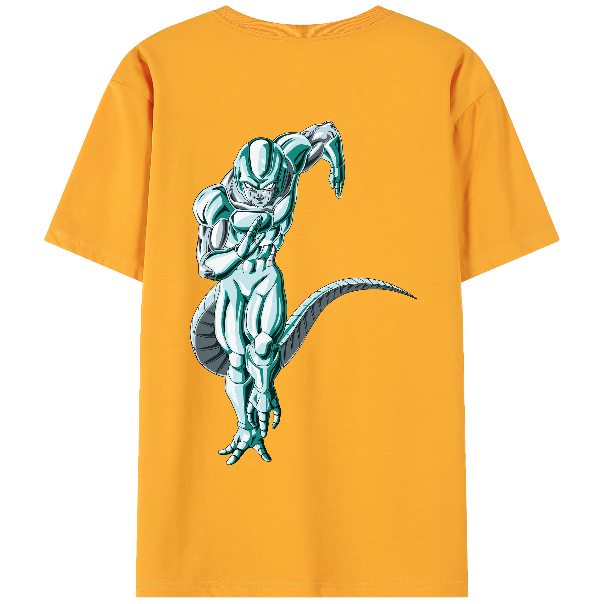 （画像用） ドラゴンボール フリーザ DRAGON BALL Frieza 綿100％ メンズ半袖Tシャツ（バックプリント） 通気性