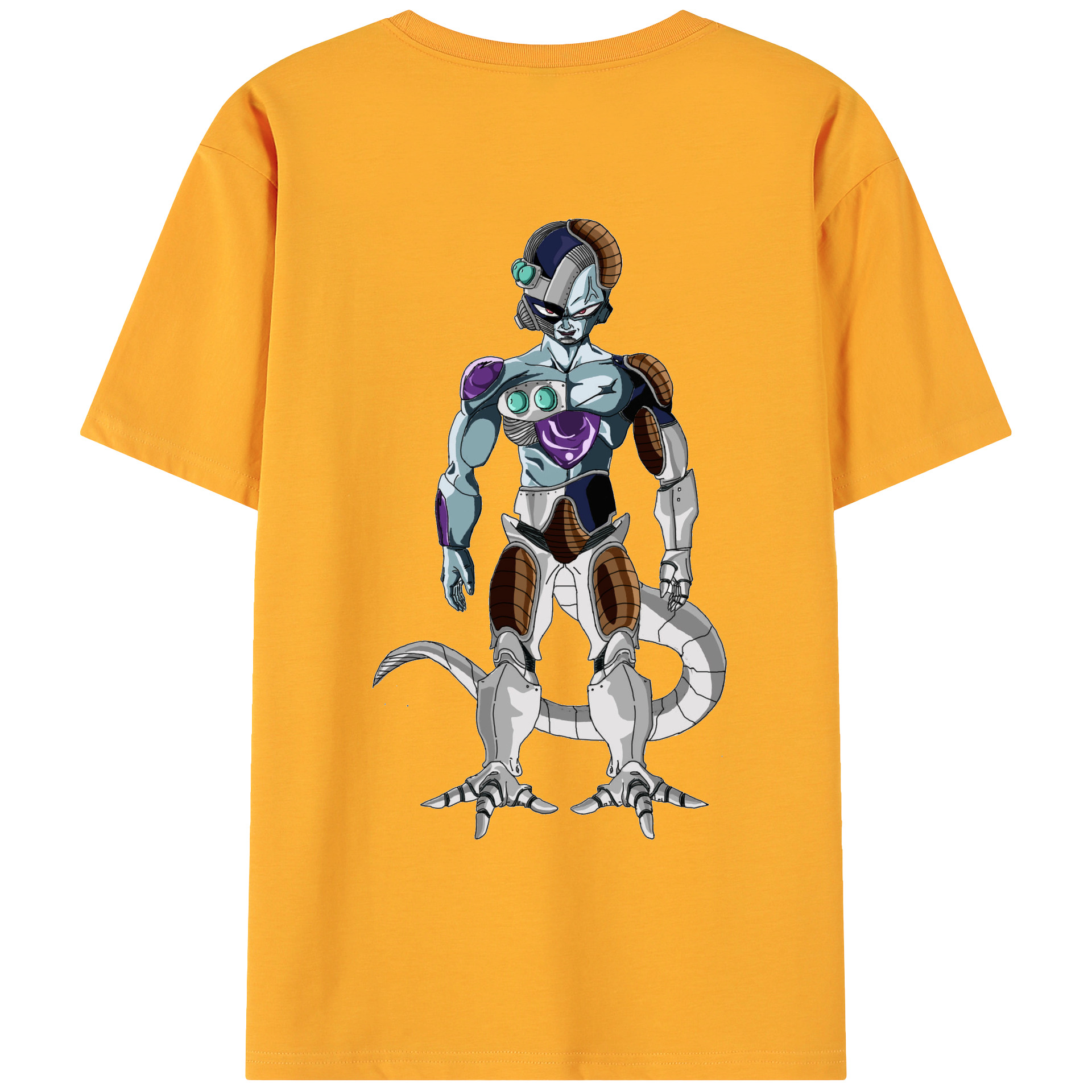 （画像用） ドラゴンボール クウラ DRAGON BALL Cooler Coora 綿100％ メンズ半袖Tシャツ（バックプリント） 通気性