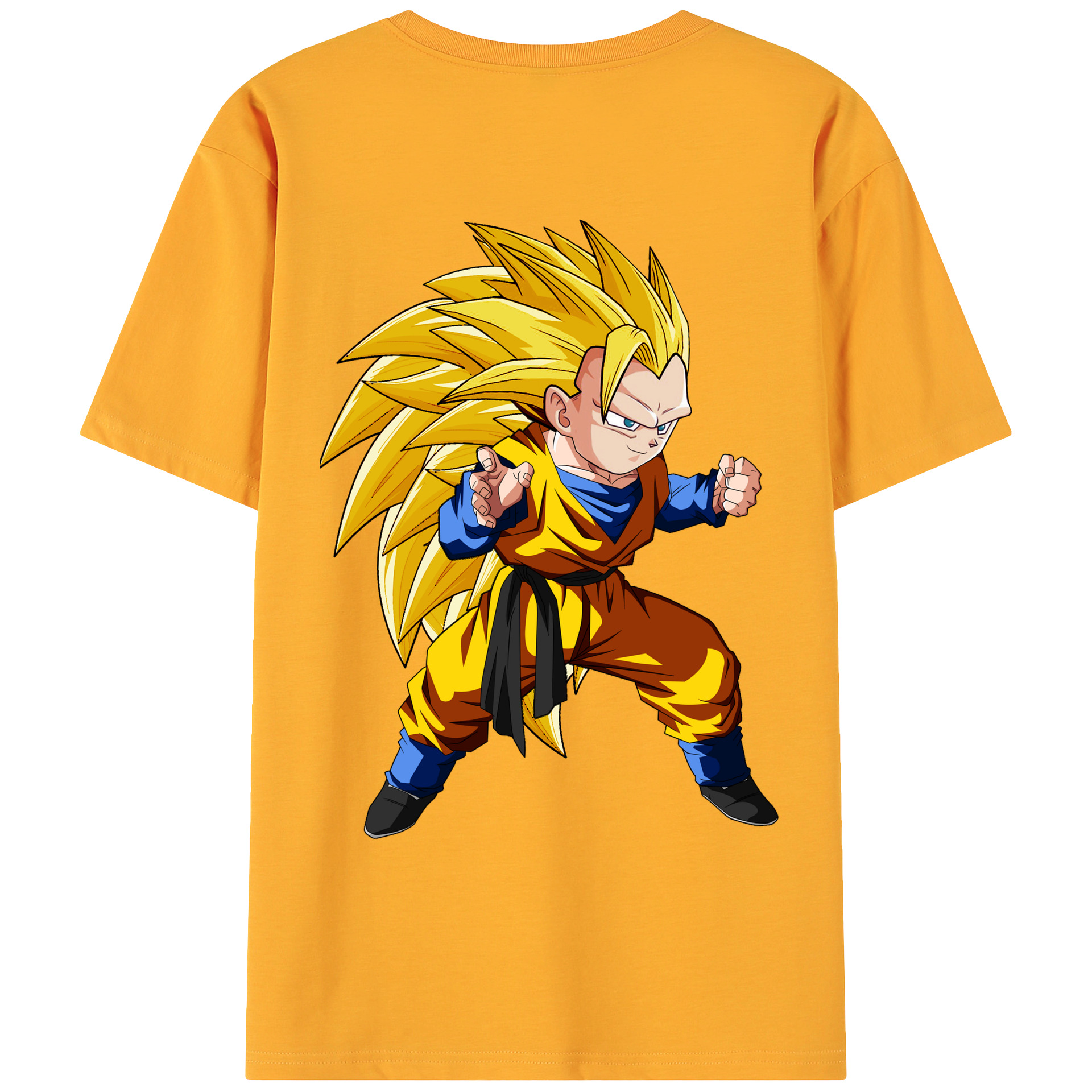 （画像用） ドラゴンボール ベジータ四世（Bejīta Yonsei）DRAGON BALL Vegeta IV 綿100％ メンズ半袖Tシャツ（バックプリント） 通気性