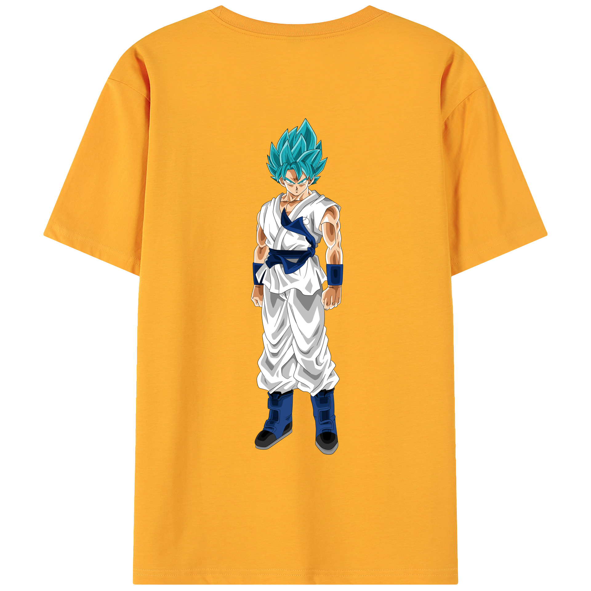 （画像用） ドラゴンボール 孫 悟飯（そんごはん）DRAGON BALL Son Gohan 綿100％ メンズ半袖Tシャツ（バックプリント） 通気性