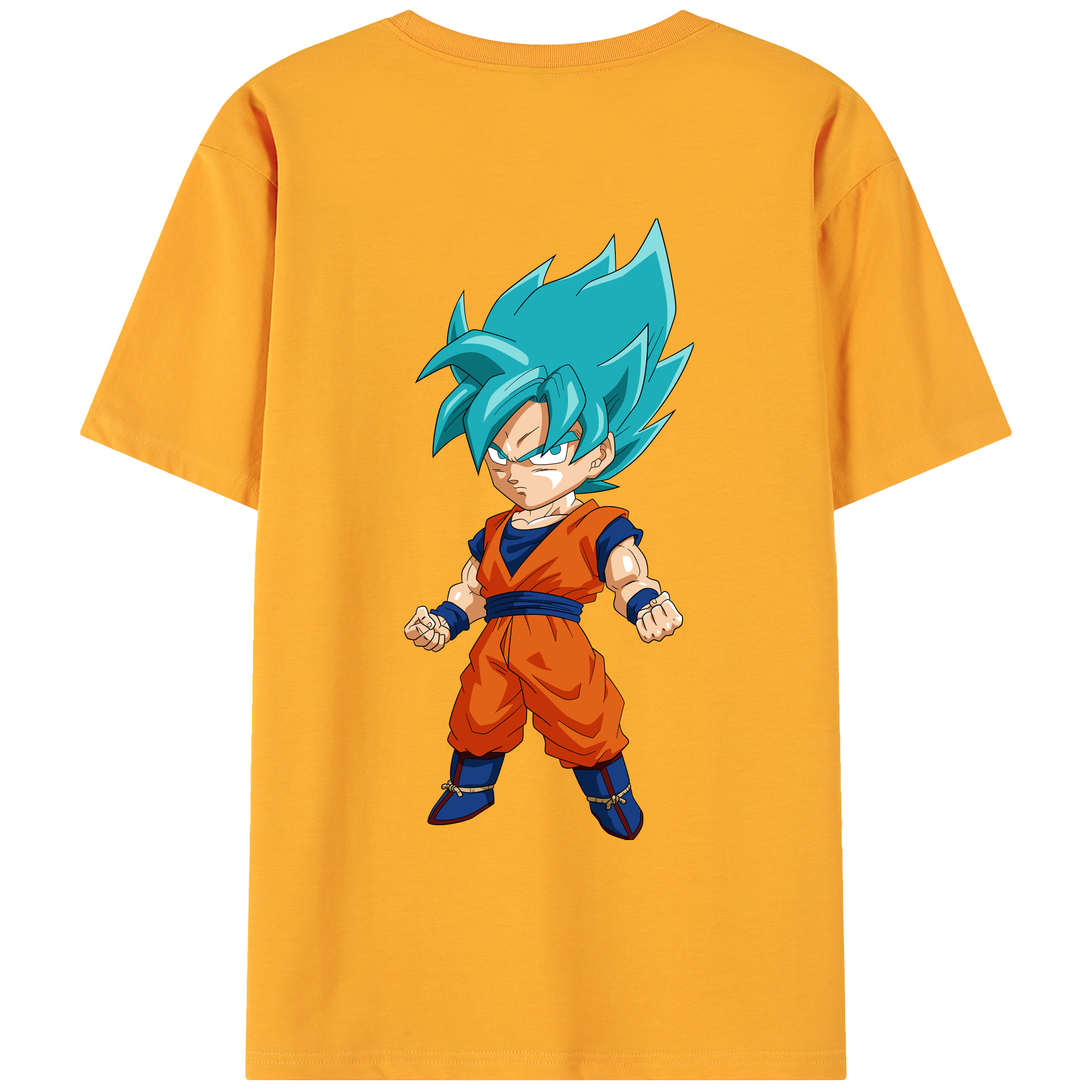 （画像用） ドラゴンボール 孫 悟飯（そんごはん）DRAGON BALL Son Gohan 綿100％ メンズ半袖Tシャツ（バックプリント） 通気性