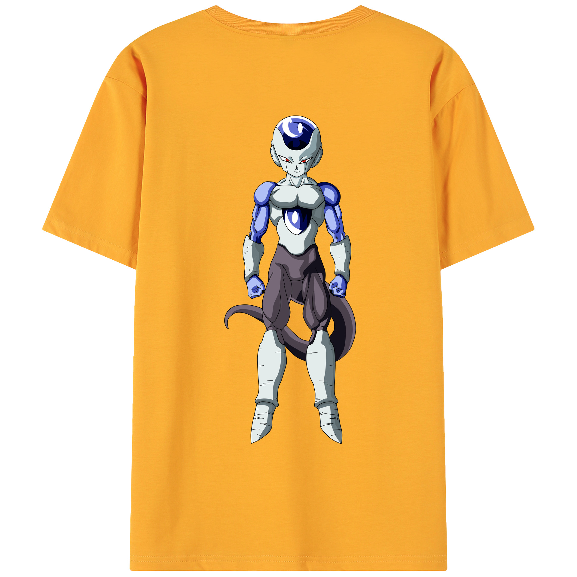 （画像用） ドラゴンボール フリーザ DRAGON BALL Frieza 綿100％ メンズ半袖Tシャツ（バックプリント） 通気性