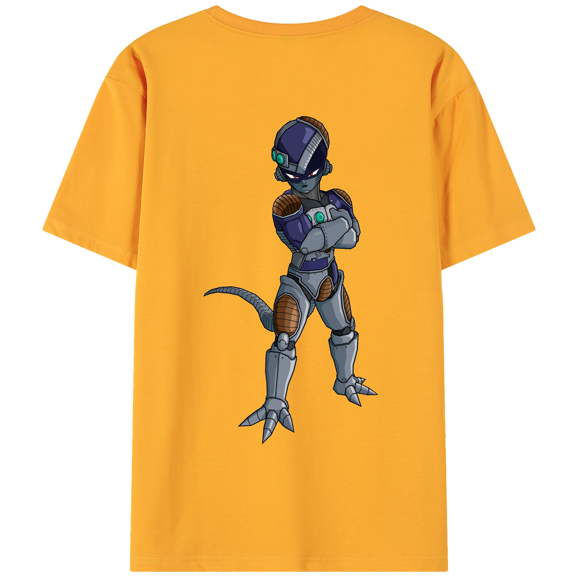 （画像用） ドラゴンボール フリーザ DRAGON BALL Frieza 綿100％ メンズ半袖Tシャツ（バックプリント） 通気性