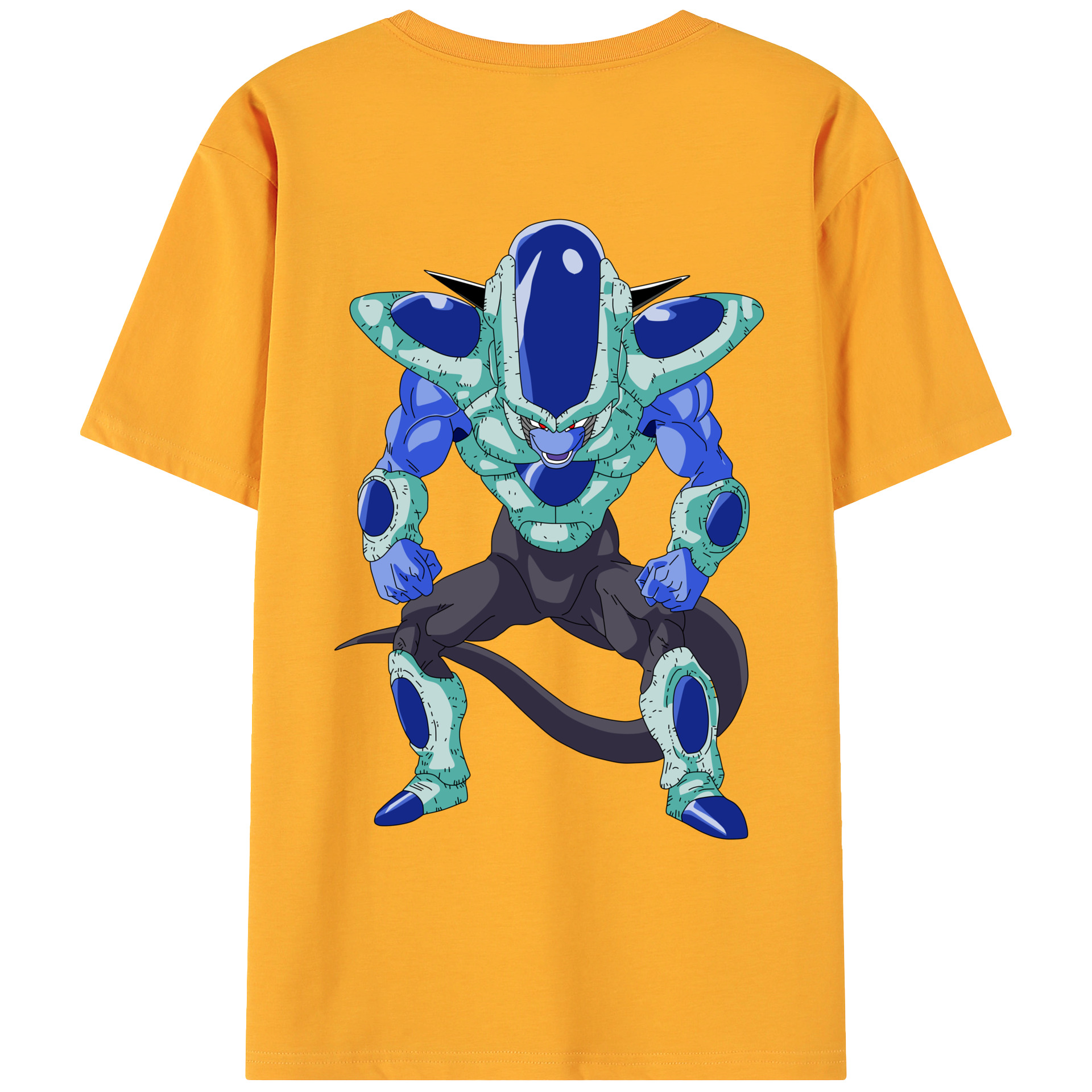 （画像用） ドラゴンボール フリーザ DRAGON BALL Frieza 綿100％ メンズ半袖Tシャツ（バックプリント） 通気性