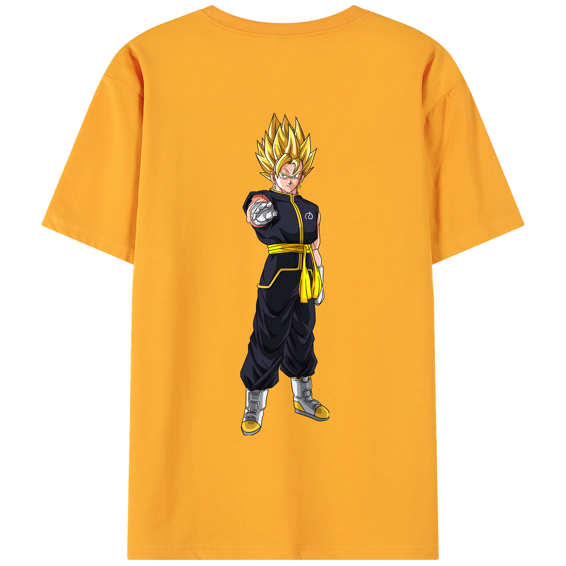 （画像用） ドラゴンボール ベジット DRAGON BALL Vegetto 綿100％ メンズ半袖Tシャツ（バックプリント） 通気性