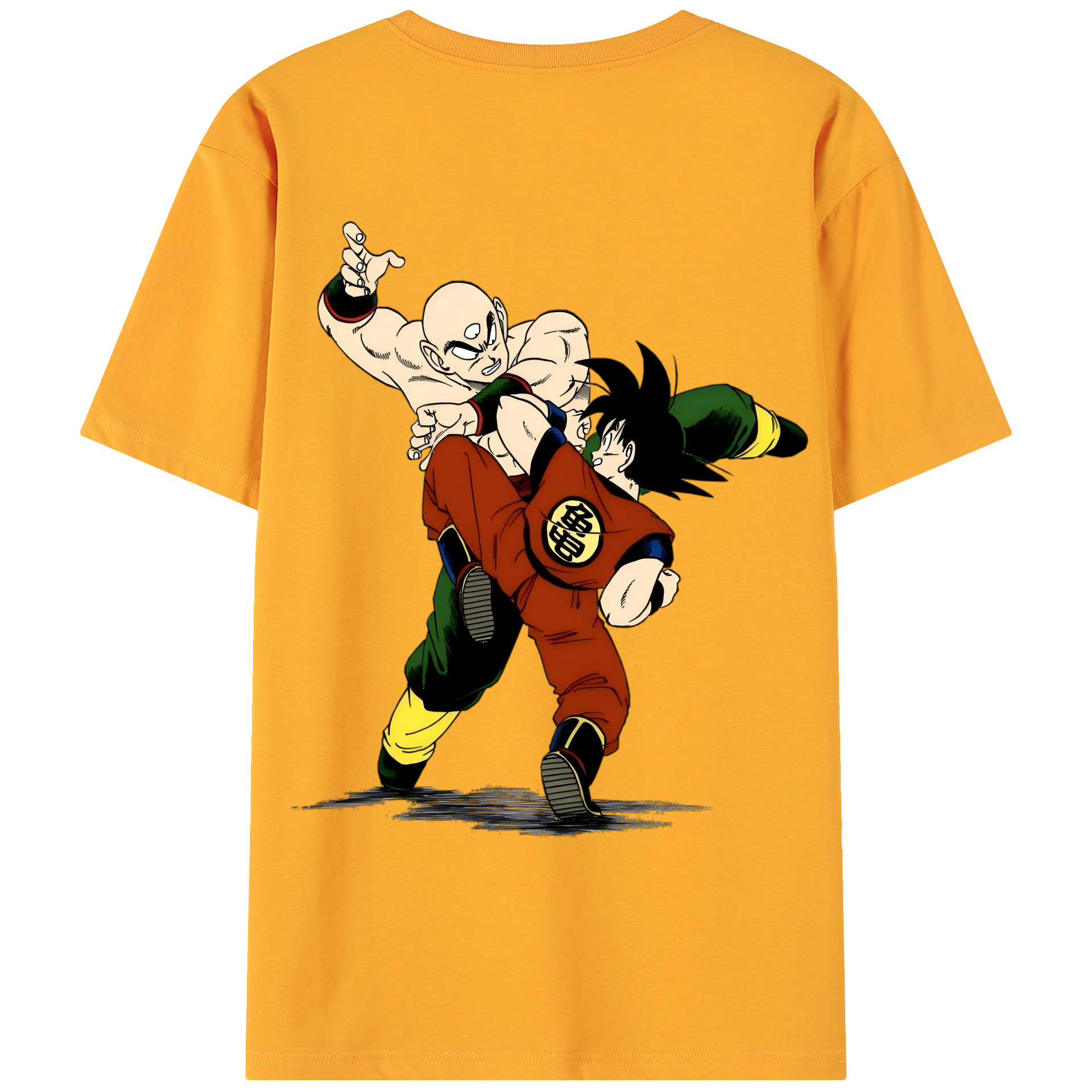 （画像用） ドラゴンボール DRAGON BALL 綿100％ メンズ半袖Tシャツ（バックプリント） 通気性