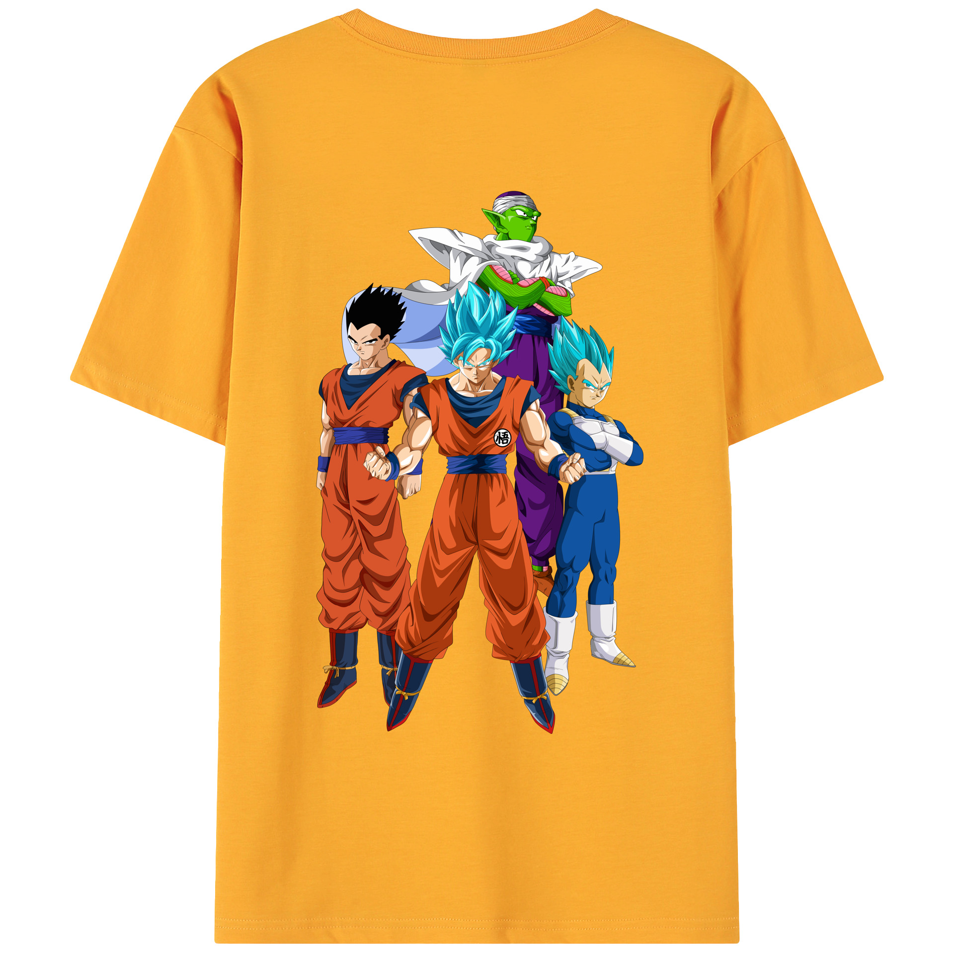 （画像用） ドラゴンボール DRAGON BALL 綿100％ メンズ半袖Tシャツ（バックプリント） 通気性