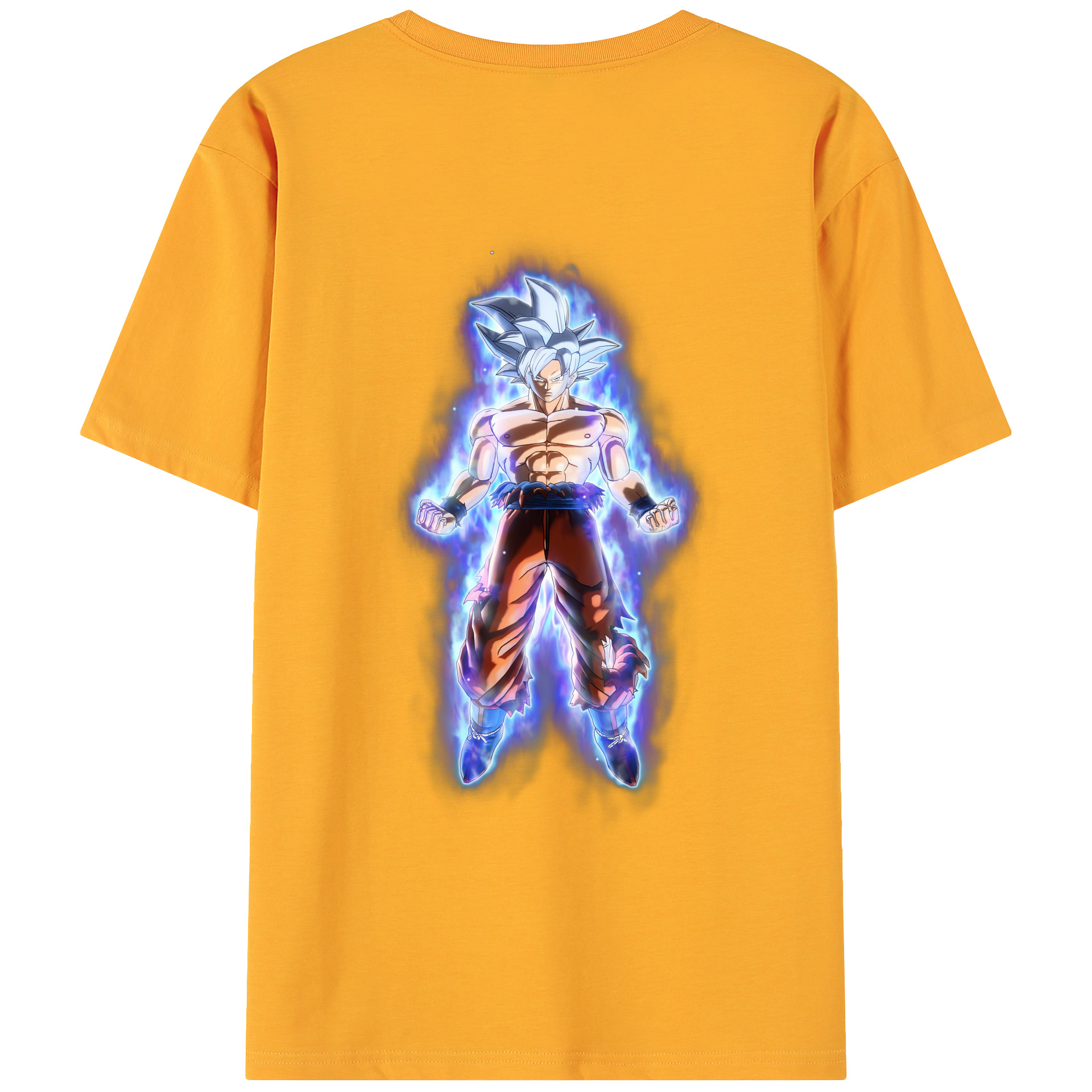 （画像用） ドラゴンボール 孫悟空（そん ごくう）Son Goku カカロット DRAGON BALL Kakarotto 綿100％ メンズ半袖Tシャツ（バックプリント） 通気性