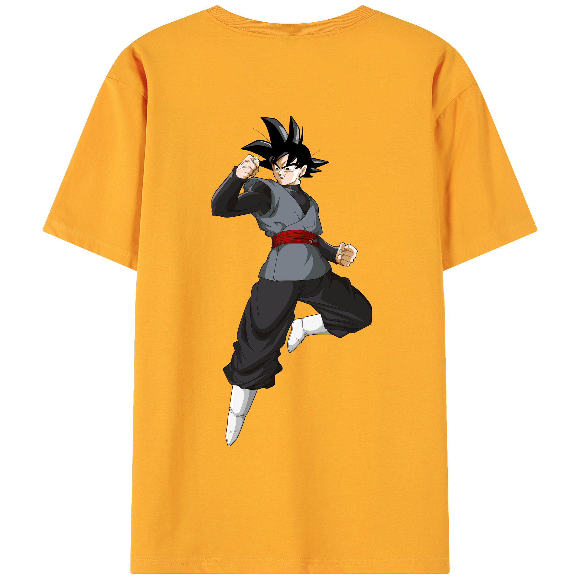 （画像用） ドラゴンボール ベジータ四世（Bejīta Yonsei）DRAGON BALL Vegeta IV 綿100％ メンズ半袖Tシャツ（バックプリント） 通気性