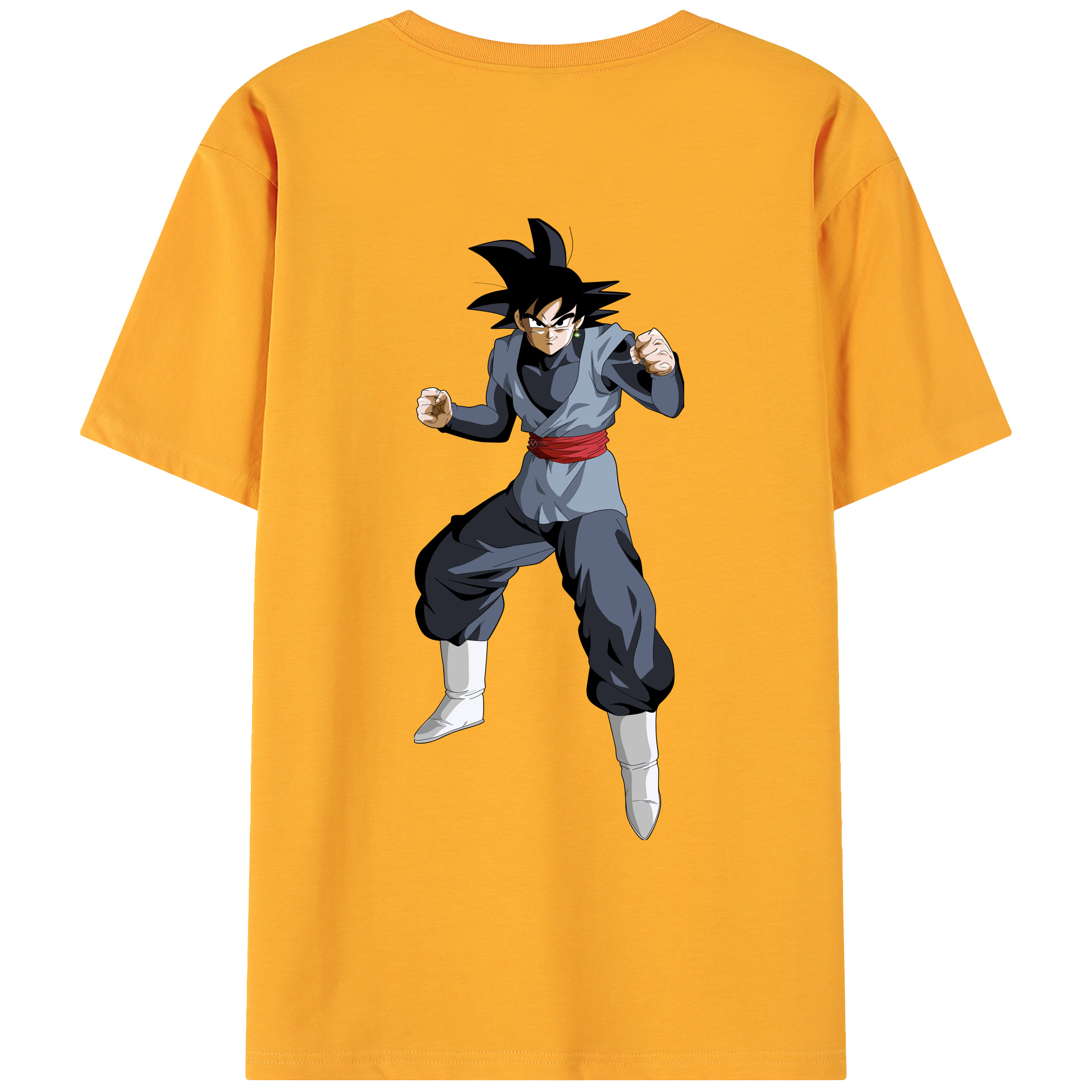 （画像用） ドラゴンボール ベジータ四世（Bejīta Yonsei）DRAGON BALL Vegeta IV 綿100％ メンズ半袖Tシャツ（バックプリント） 通気性