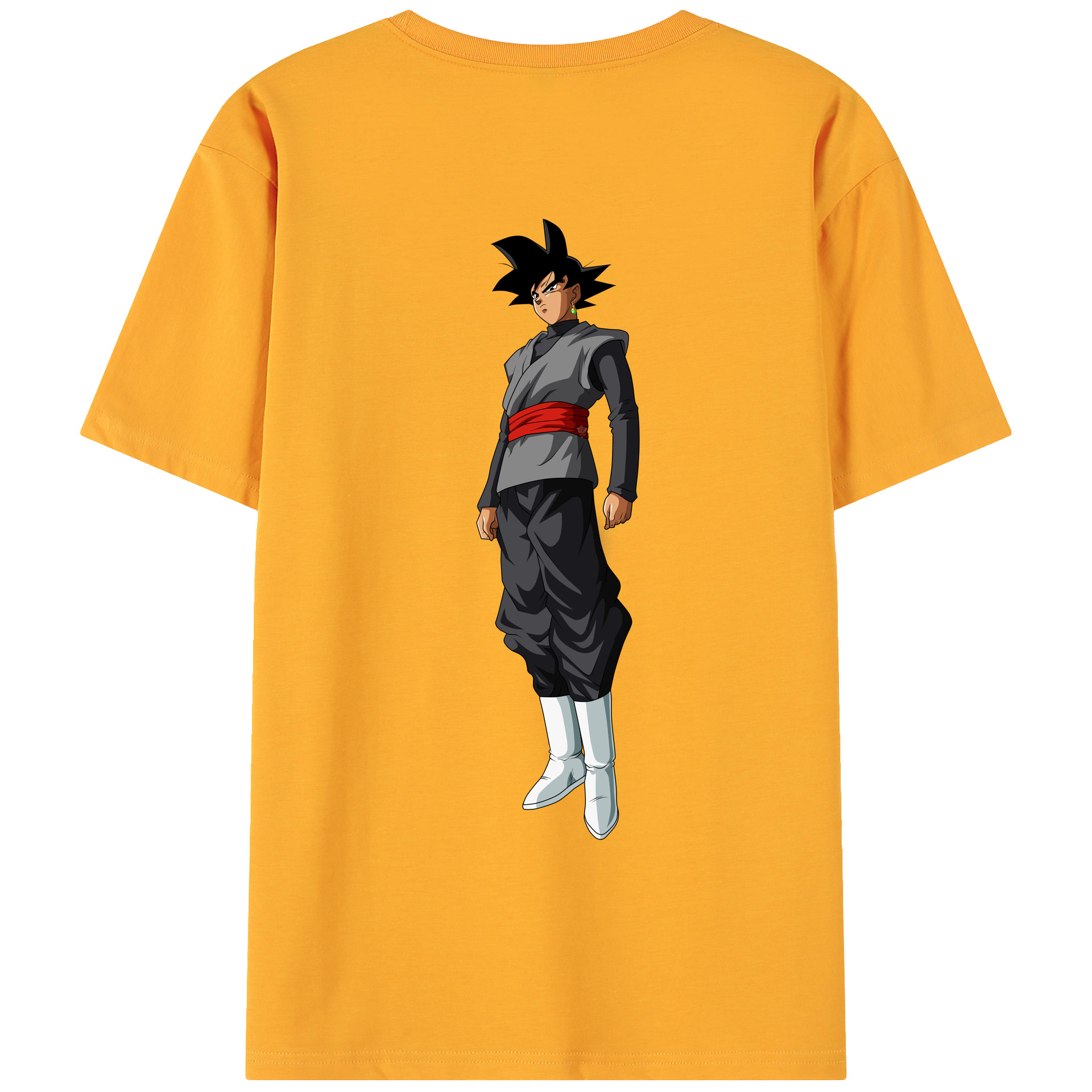 （画像用） ドラゴンボール ベジータ四世（Bejīta Yonsei）DRAGON BALL Vegeta IV 綿100％ メンズ半袖Tシャツ（バックプリント） 通気性