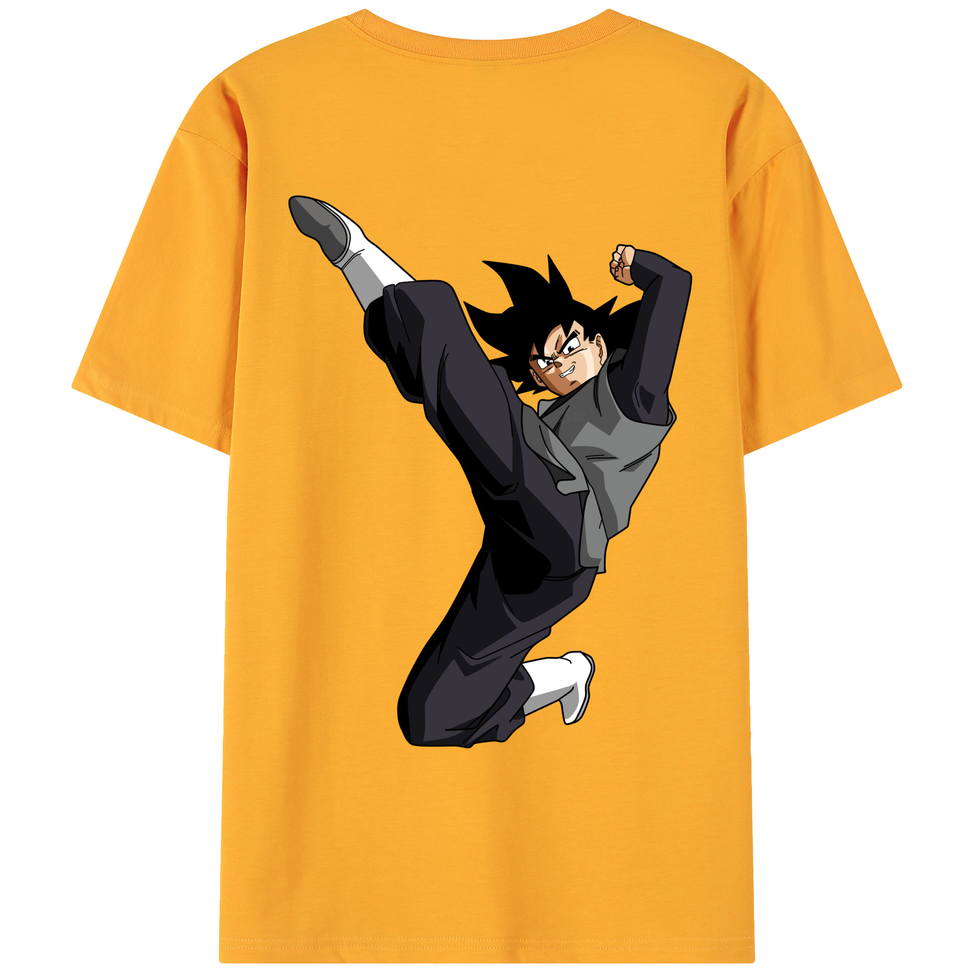 （画像用） ドラゴンボール ベジータ四世（Bejīta Yonsei）DRAGON BALL Vegeta IV 綿100％ メンズ半袖Tシャツ（バックプリント） 通気性