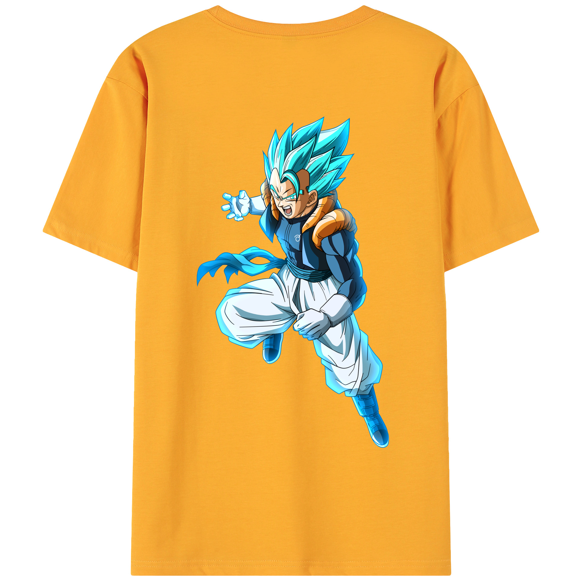 （画像用） ドラゴンボール ベジータ四世（Bejīta Yonsei）DRAGON BALL Vegeta IV 綿100％ メンズ半袖Tシャツ（バックプリント） 通気性