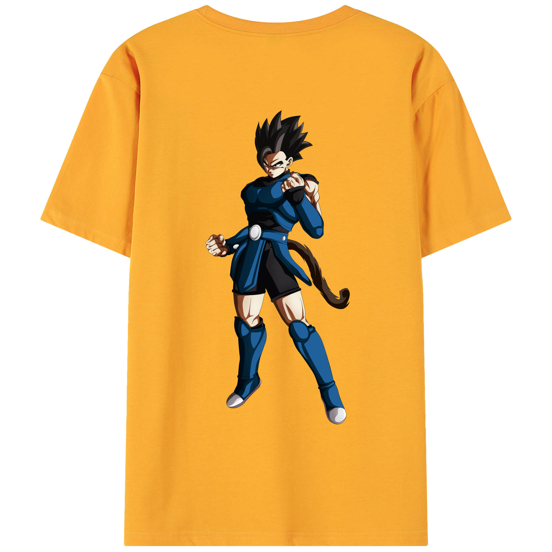 （画像用） ドラゴンボール 孫 悟飯（そんごはん）DRAGON BALL Son Gohan 綿100％ メンズ半袖Tシャツ（バックプリント） 通気性