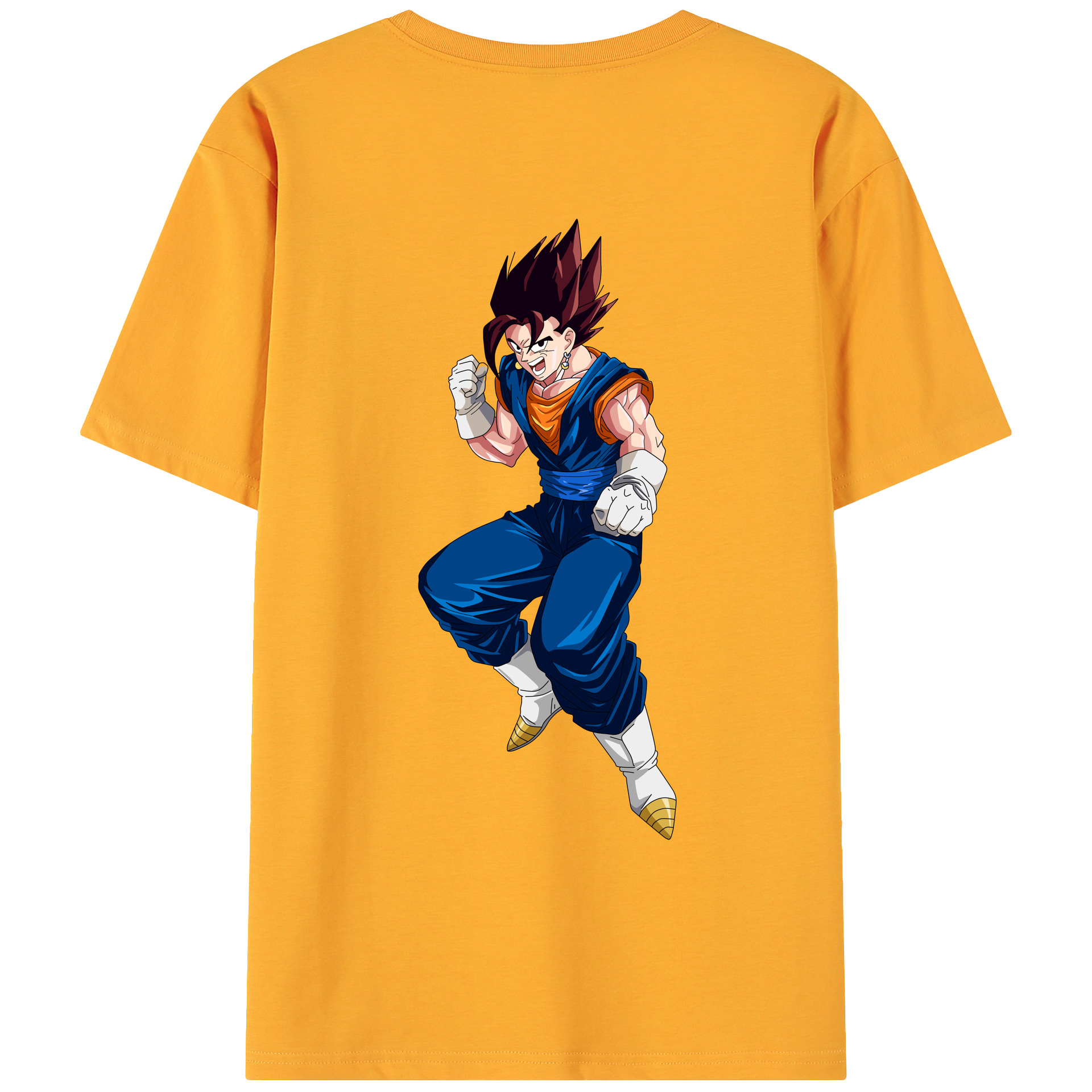 （画像用） ドラゴンボール 孫 悟飯（そんごはん）DRAGON BALL Son Gohan 綿100％ メンズ半袖Tシャツ（バックプリント） 通気性
