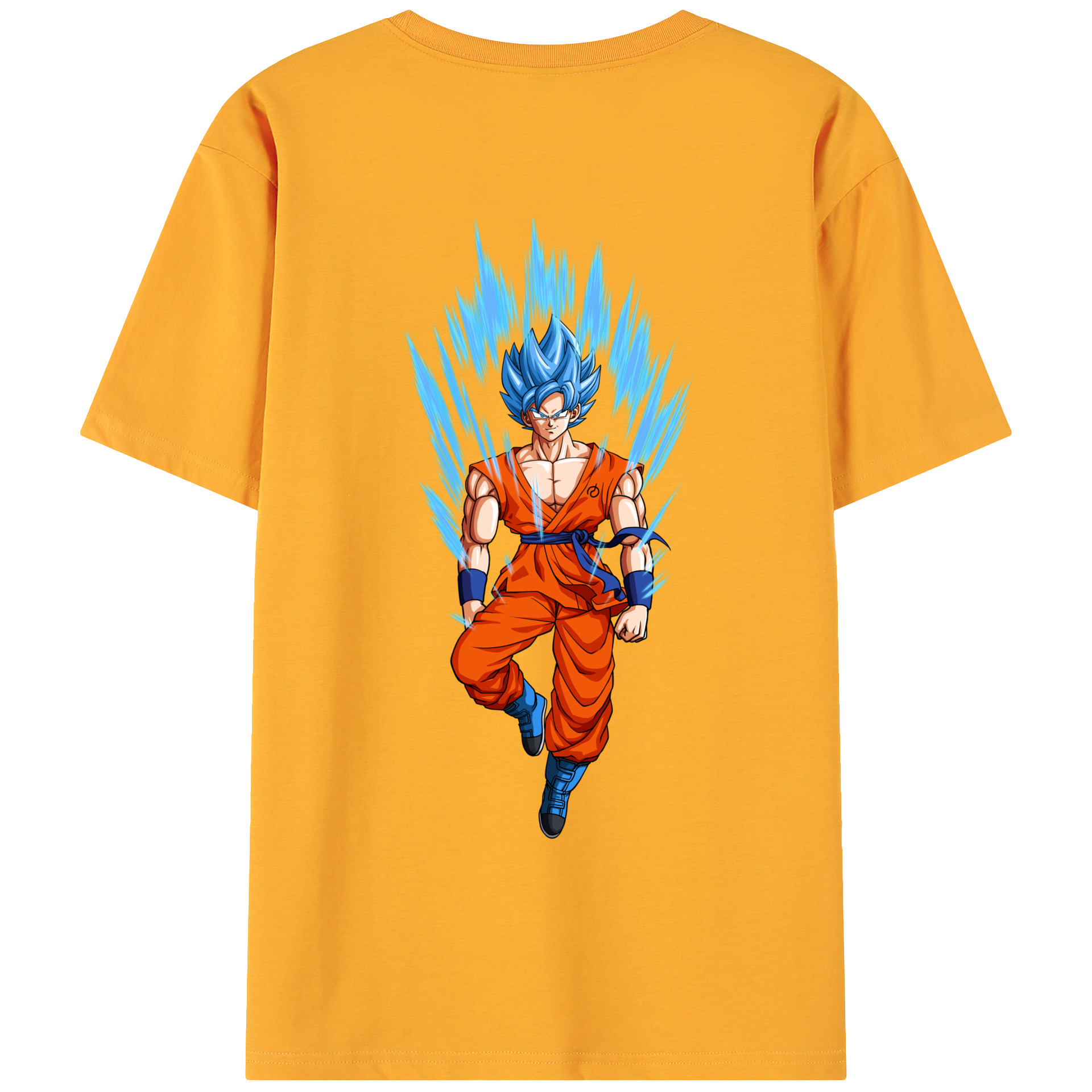 （画像用） ドラゴンボール 孫 悟飯（そんごはん）DRAGON BALL Son Gohan 綿100％ メンズ半袖Tシャツ（バックプリント） 通気性