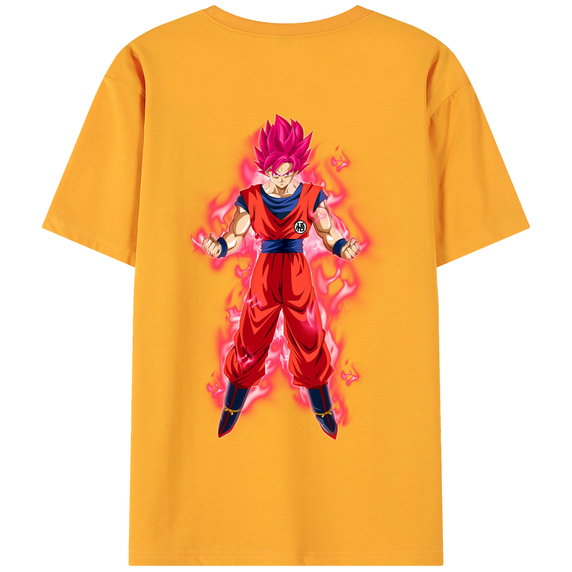 （画像用） ドラゴンボール 孫 悟飯（そんごはん）DRAGON BALL Son Gohan 綿100％ メンズ半袖Tシャツ（バックプリント） 通気性