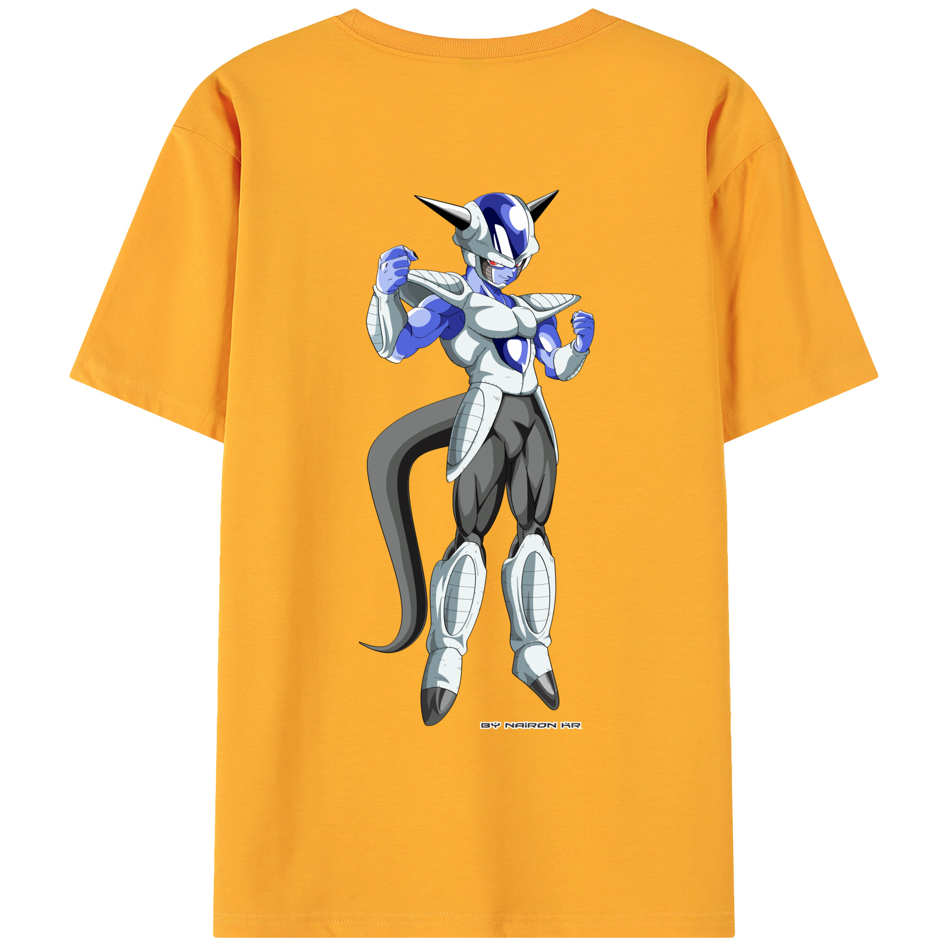 （画像用） ドラゴンボール フリーザ DRAGON BALL Frieza 綿100％ メンズ半袖Tシャツ（バックプリント） 通気性