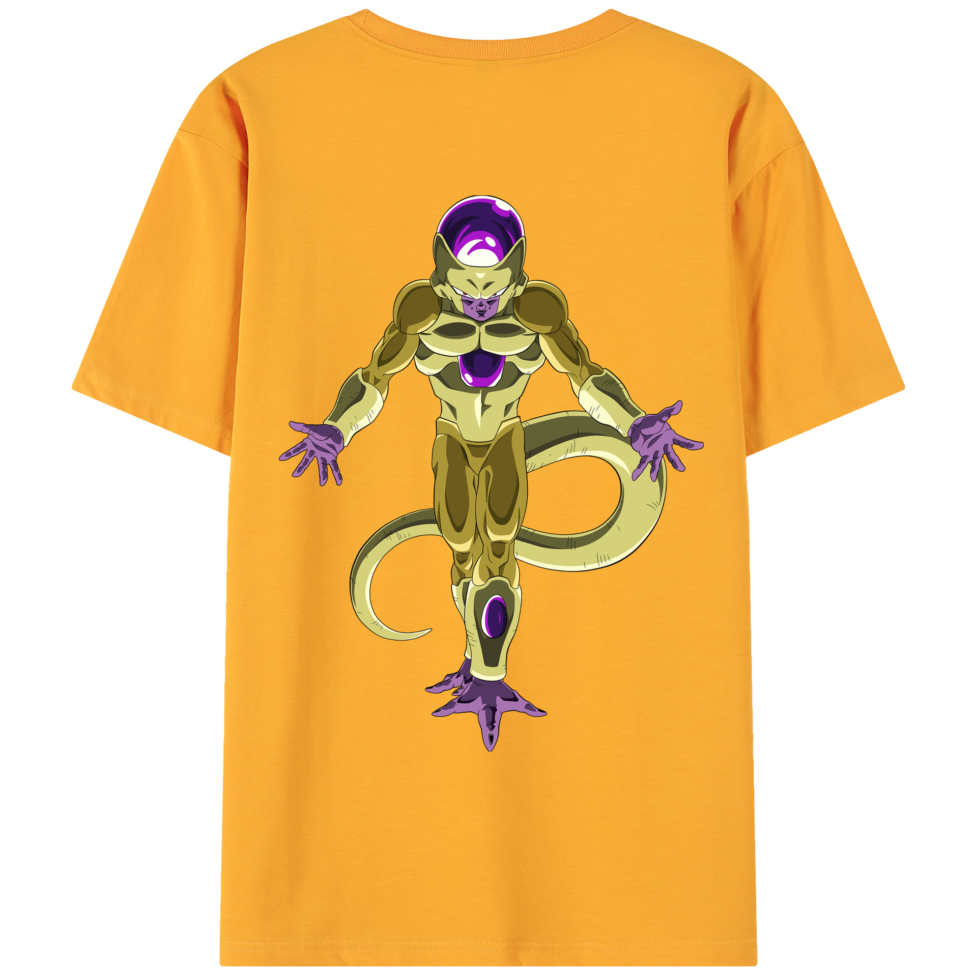 （画像用） ドラゴンボール フリーザ DRAGON BALL Frieza 綿100％ メンズ半袖Tシャツ（バックプリント） 通気性