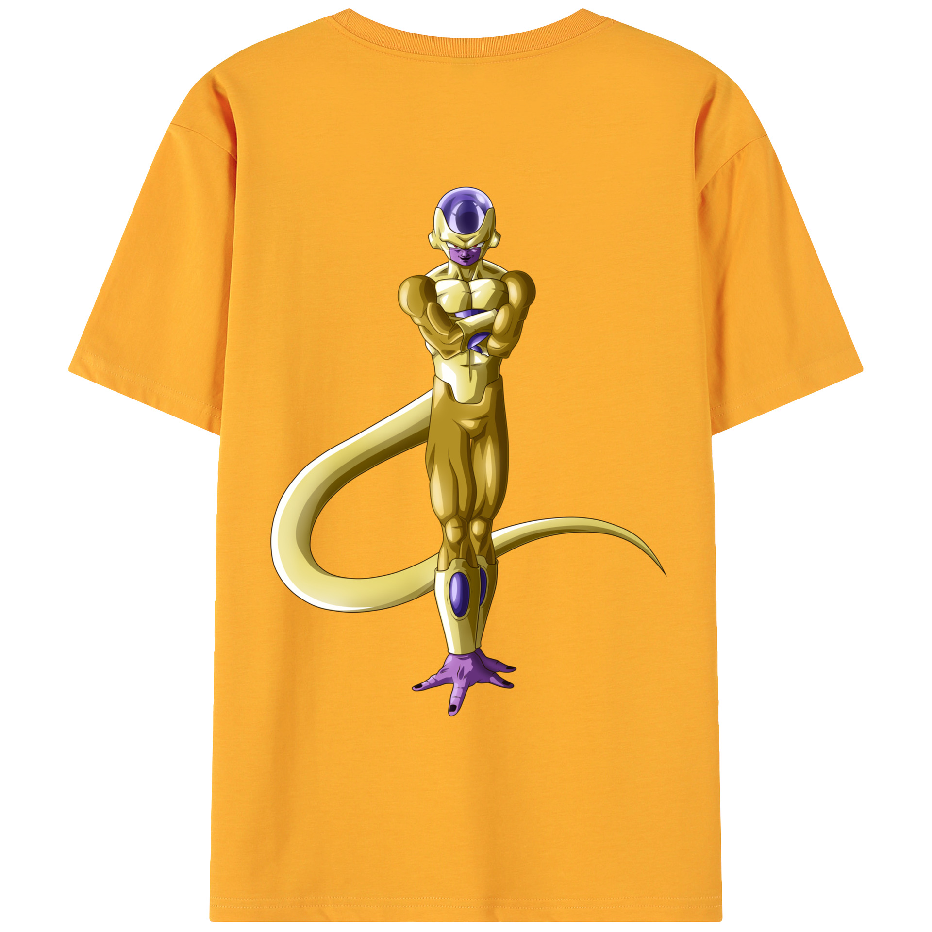 （画像用） ドラゴンボール フリーザ DRAGON BALL Frieza 綿100％ メンズ半袖Tシャツ（バックプリント） 通気性