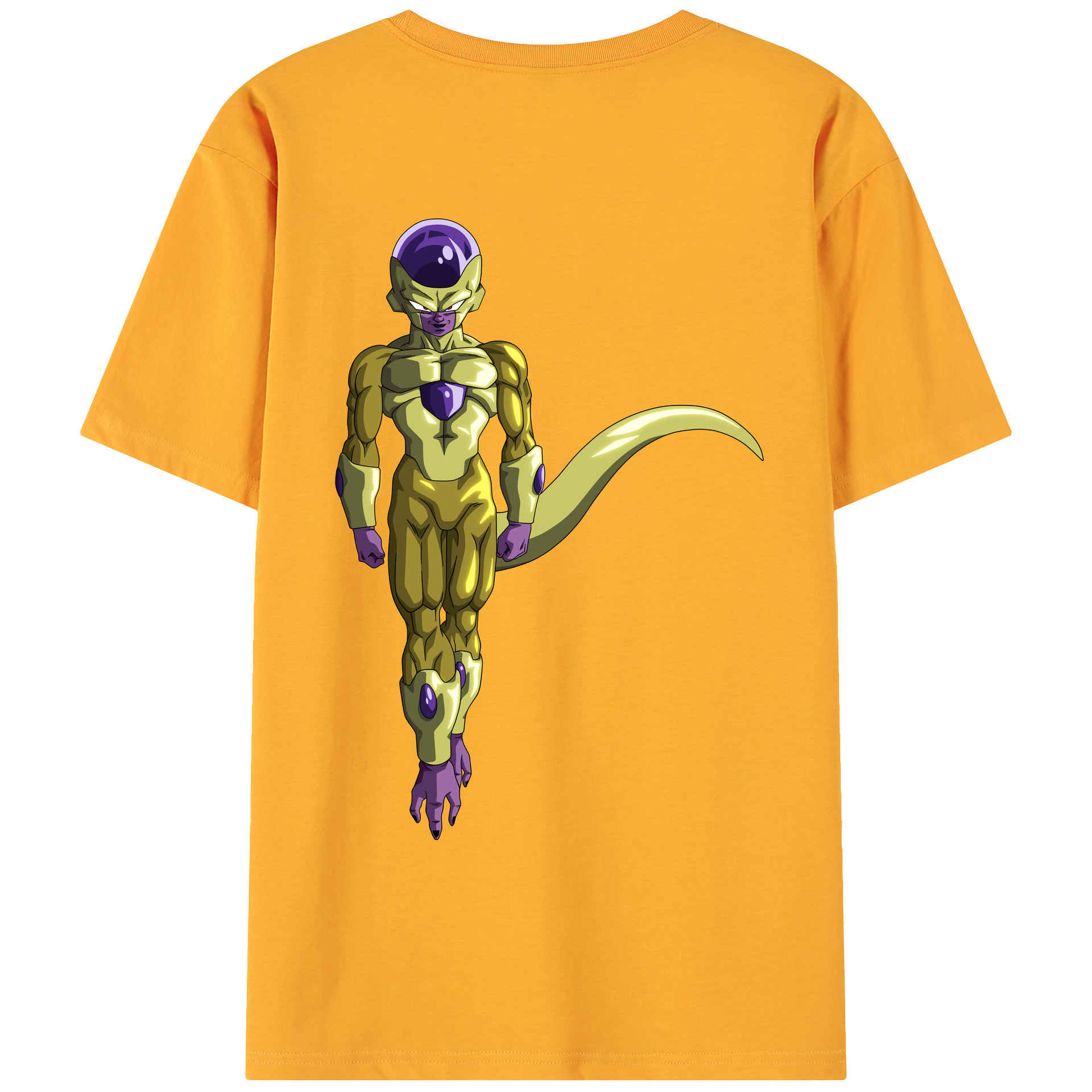 （画像用） ドラゴンボール フリーザ DRAGON BALL Frieza 綿100％ メンズ半袖Tシャツ（バックプリント） 通気性