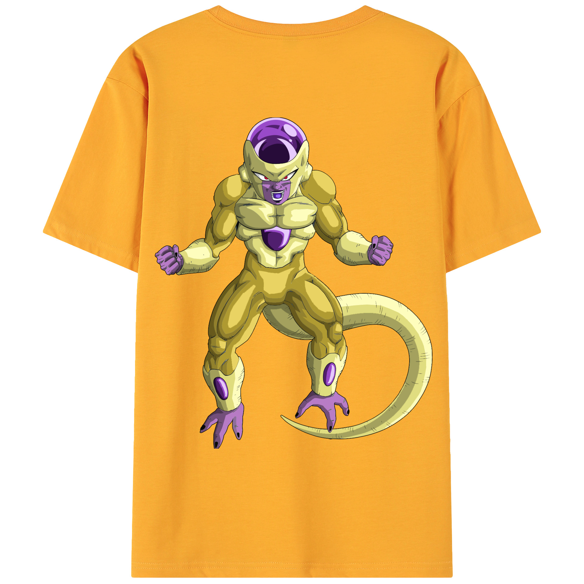 （画像用） ドラゴンボール フリーザ DRAGON BALL Frieza 綿100％ メンズ半袖Tシャツ（バックプリント） 通気性