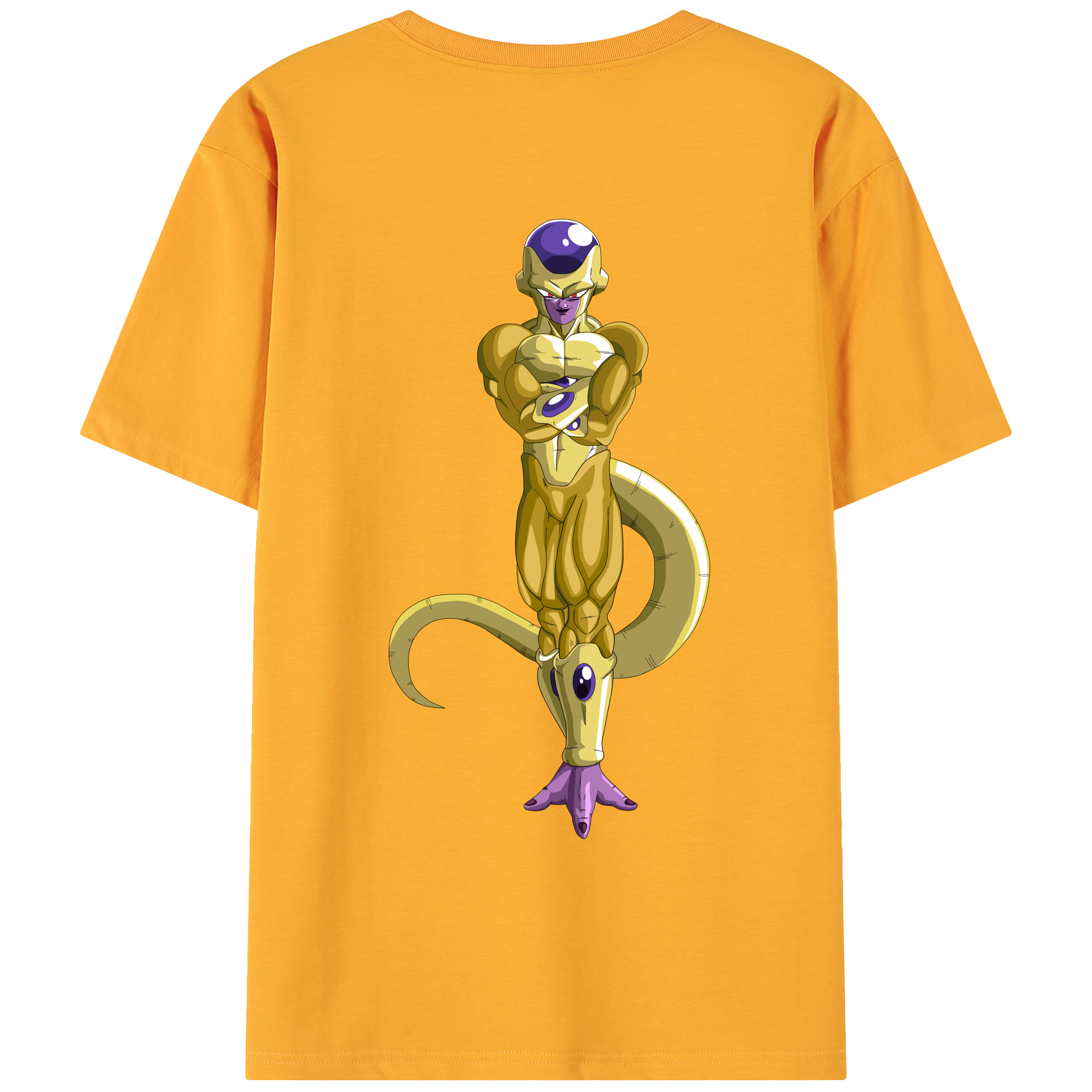 （画像用） ドラゴンボール フリーザ DRAGON BALL Frieza 綿100％ メンズ半袖Tシャツ（バックプリント） 通気性