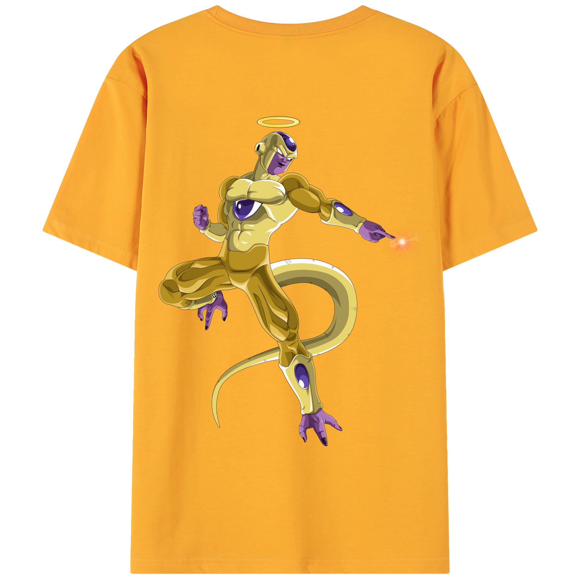 （画像用） ドラゴンボール フリーザ DRAGON BALL Frieza 綿100％ メンズ半袖Tシャツ（バックプリント） 通気性