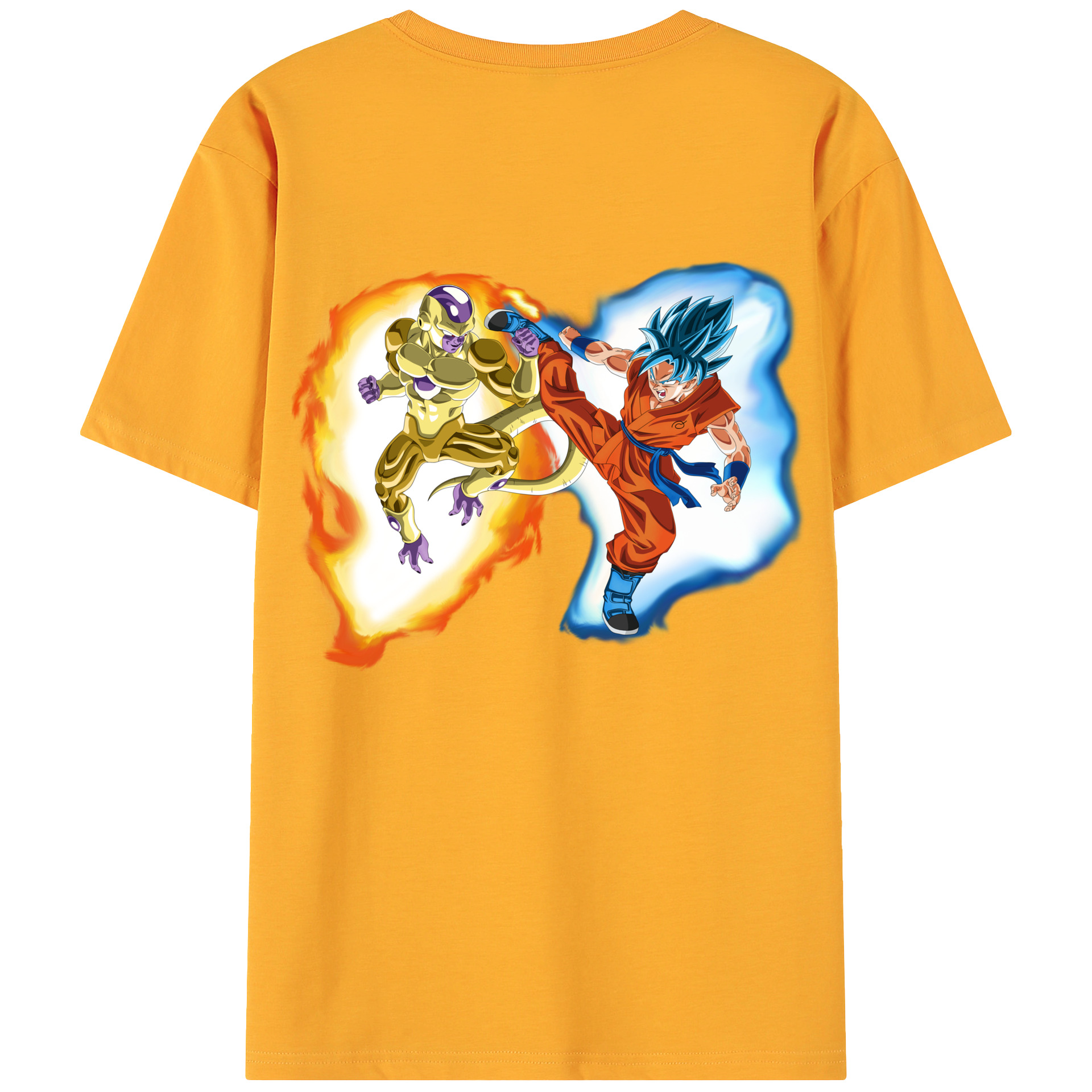 （画像用） ドラゴンボール フリーザ DRAGON BALL Frieza 綿100％ メンズ半袖Tシャツ（バックプリント） 通気性
