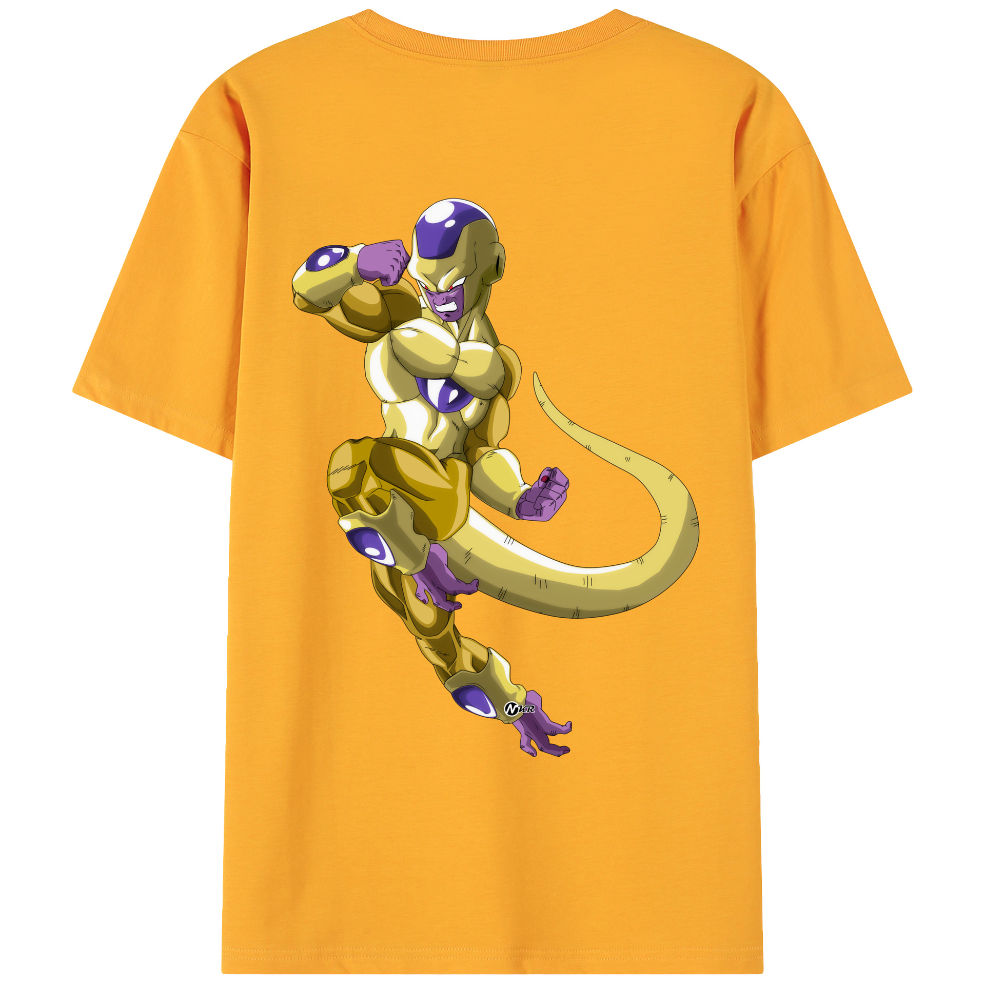 （画像用） ドラゴンボール フリーザ DRAGON BALL Frieza 綿100％ メンズ半袖Tシャツ（バックプリント） 通気性