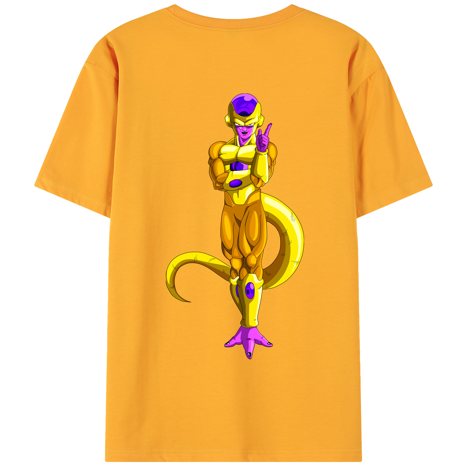 （画像用） ドラゴンボール フリーザ DRAGON BALL Frieza 綿100％ メンズ半袖Tシャツ（バックプリント） 通気性