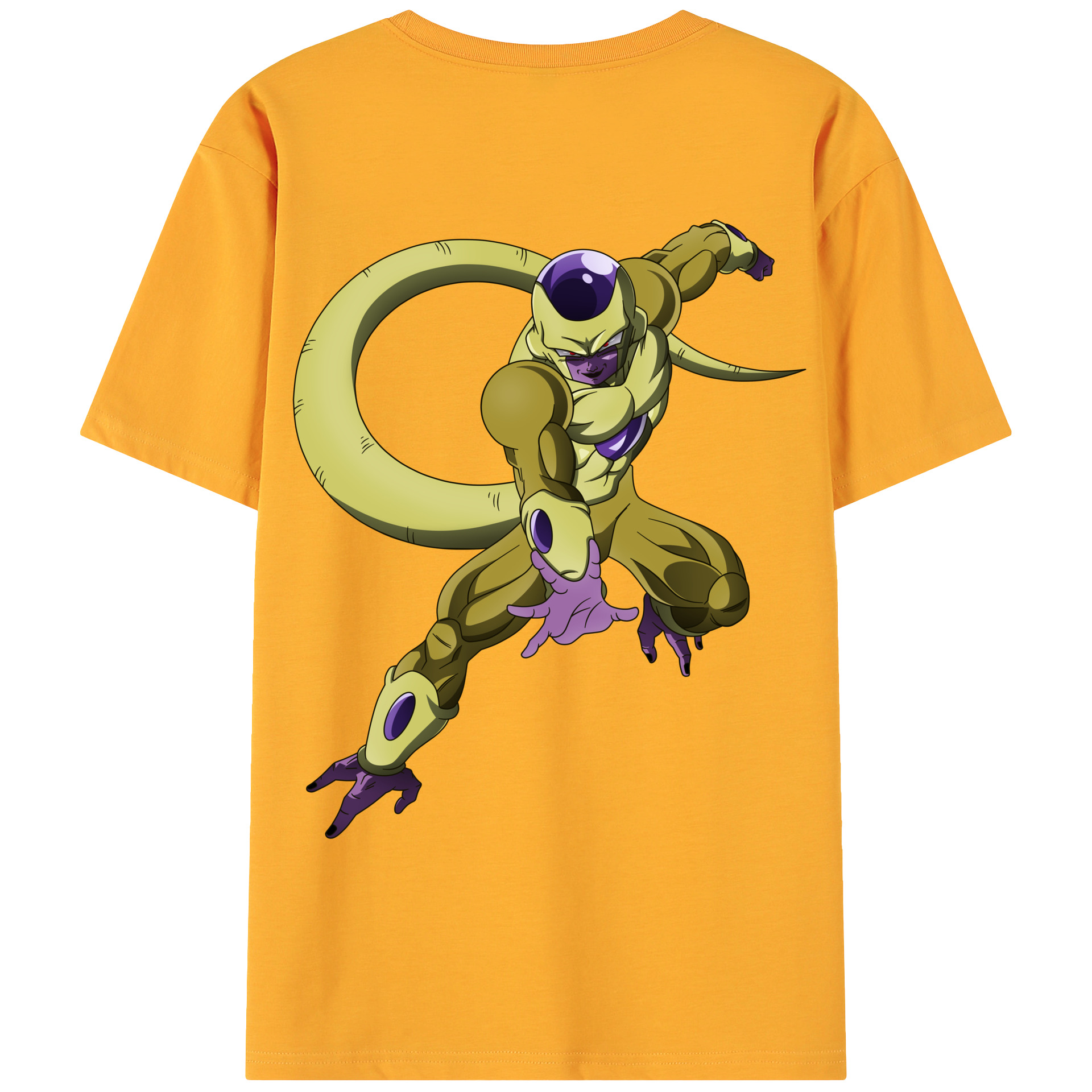 （画像用） ドラゴンボール フリーザ DRAGON BALL Frieza 綿100％ メンズ半袖Tシャツ（バックプリント） 通気性