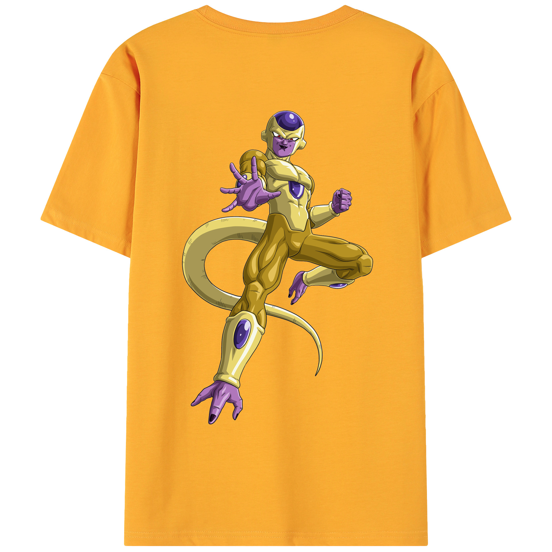 （画像用） ドラゴンボール フリーザ DRAGON BALL Frieza 綿100％ メンズ半袖Tシャツ（バックプリント） 通気性