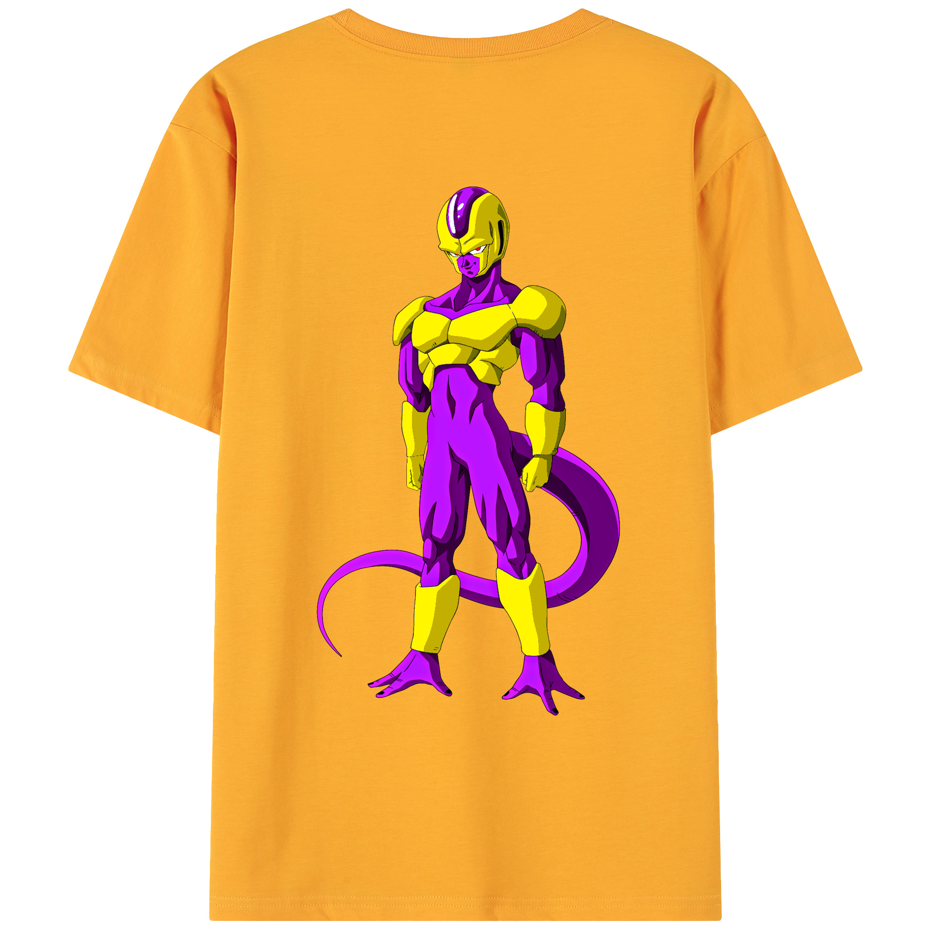 （画像用） ドラゴンボール フリーザ DRAGON BALL Frieza 綿100％ メンズ半袖Tシャツ（バックプリント） 通気性