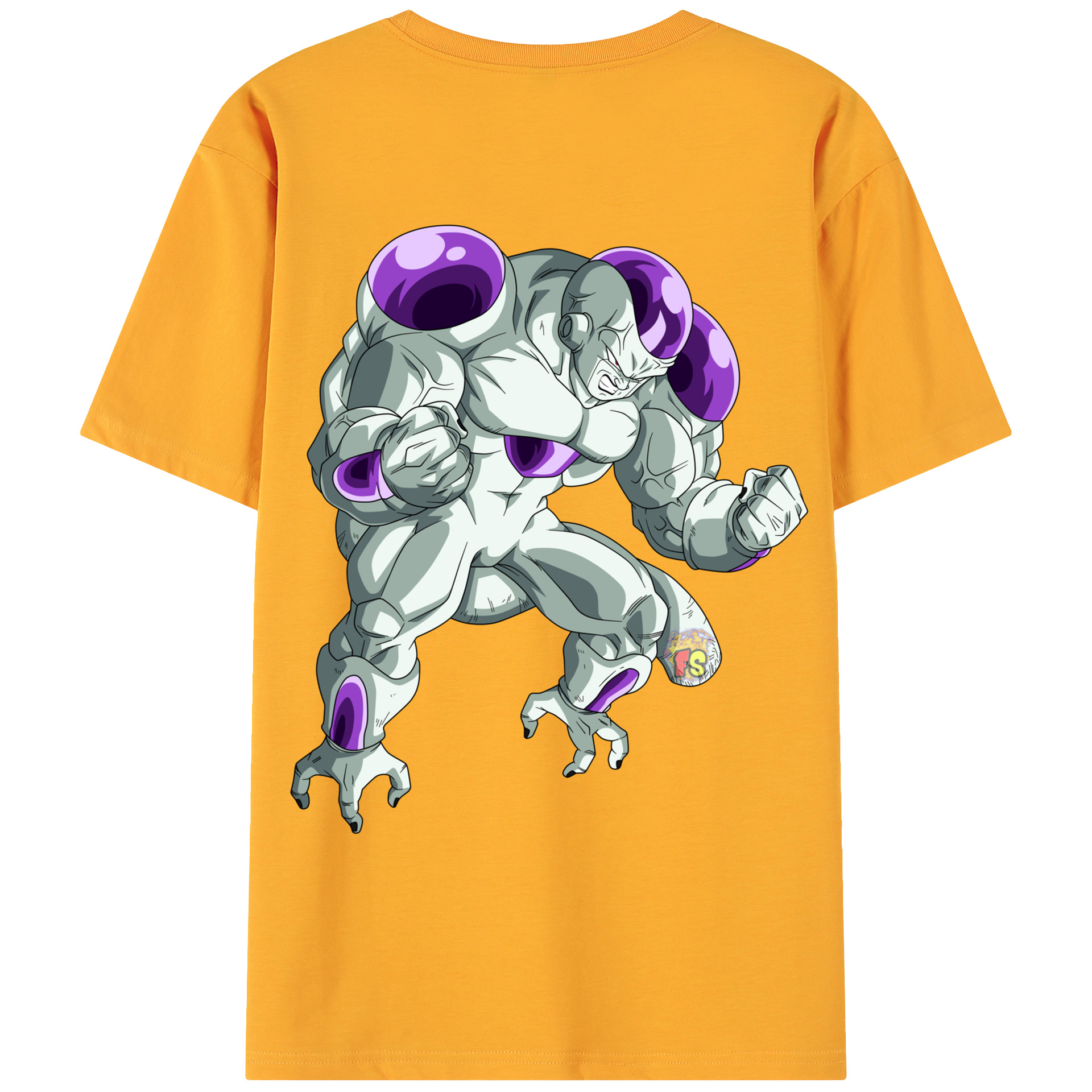 （画像用） ドラゴンボール フリーザ DRAGON BALL Frieza 綿100％ メンズ半袖Tシャツ（バックプリント） 通気性