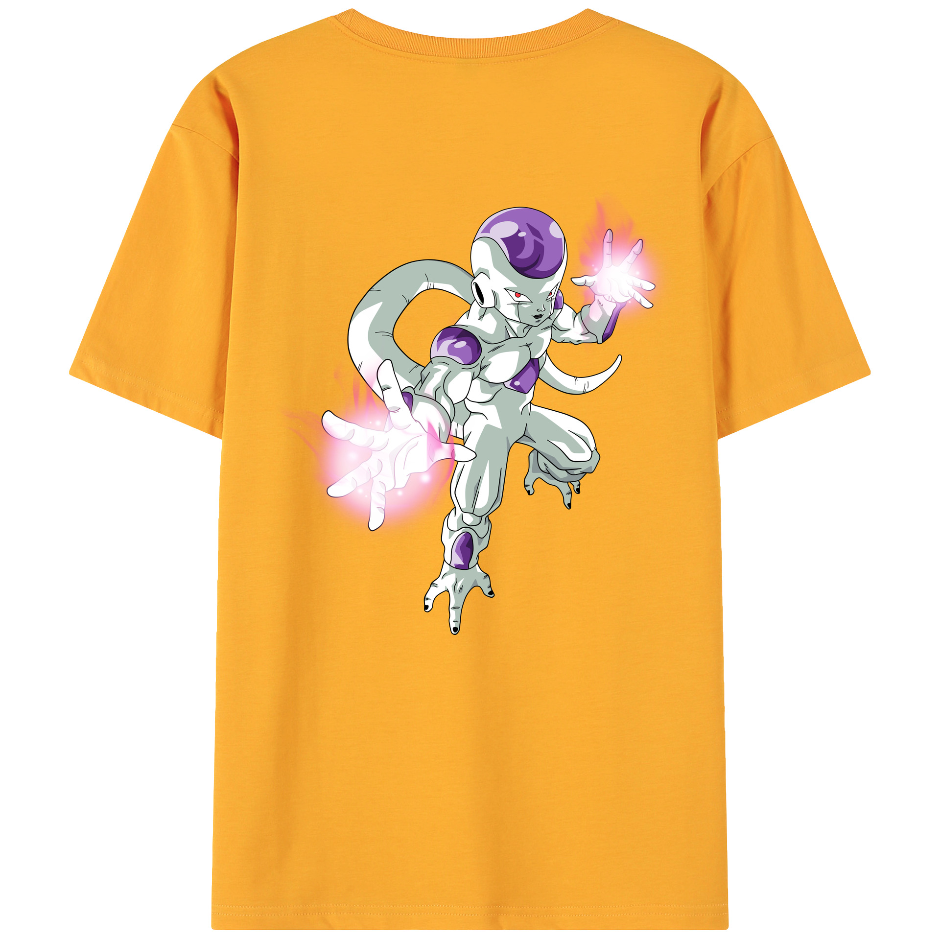 （画像用） ドラゴンボール フリーザ DRAGON BALL Frieza 綿100％ メンズ半袖Tシャツ（バックプリント） 通気性