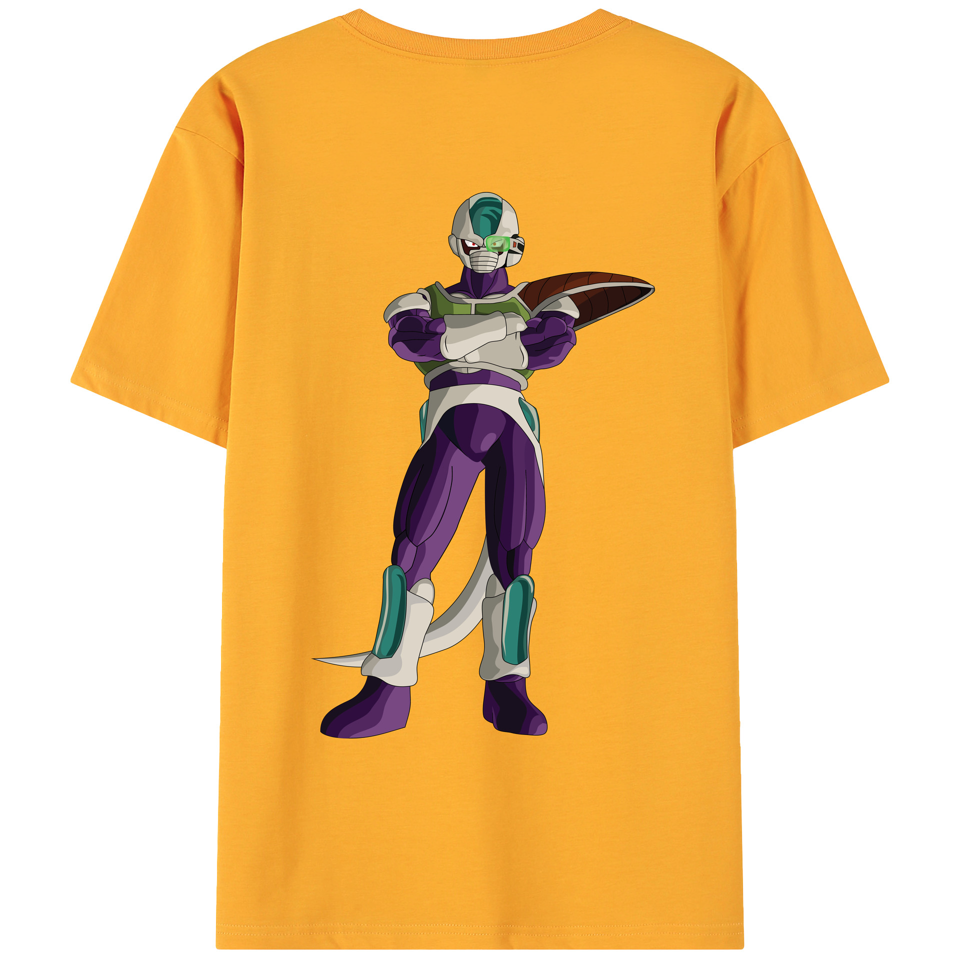 （画像用） ドラゴンボール フリーザ DRAGON BALL Frieza 綿100％ メンズ半袖Tシャツ（バックプリント） 通気性