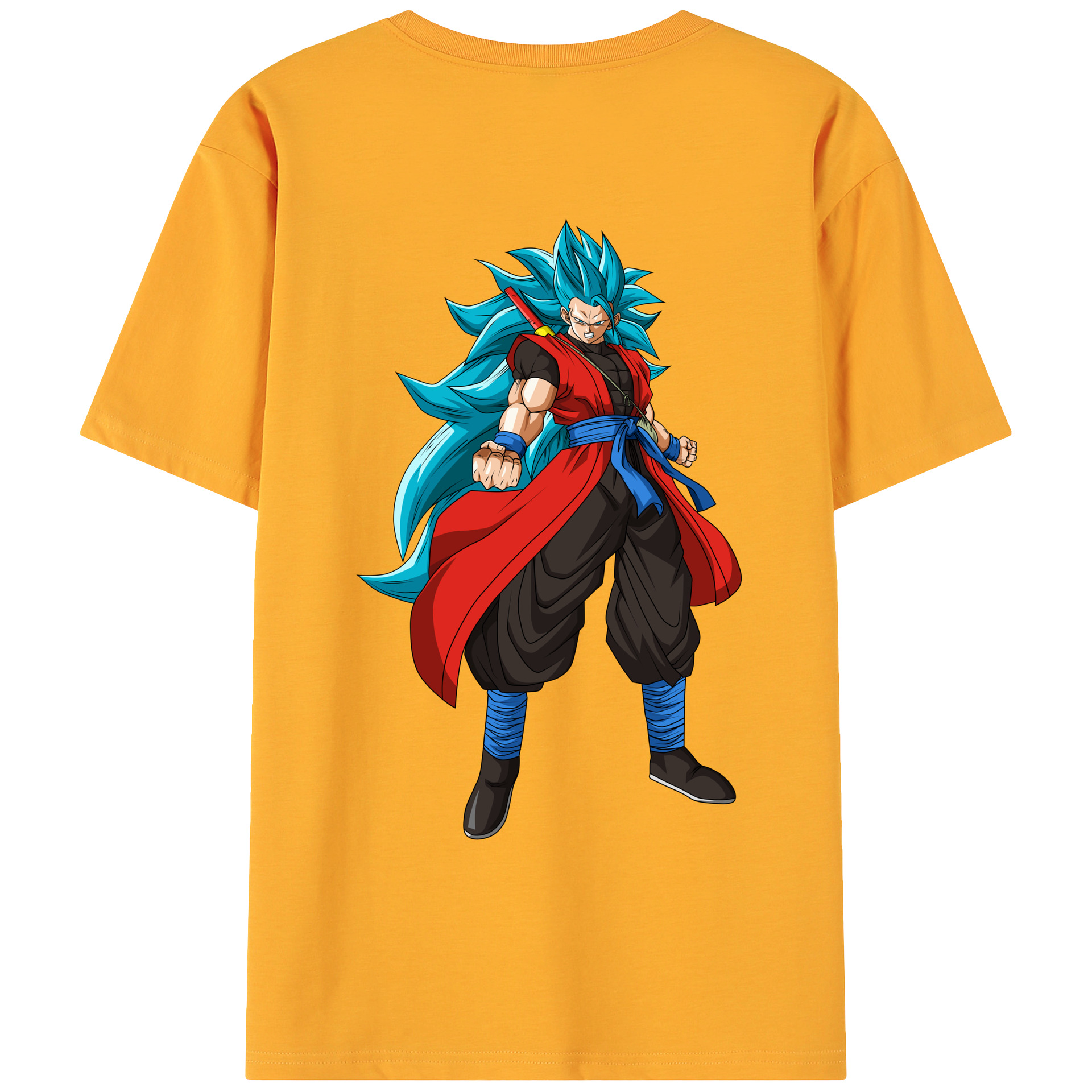 （画像用） ドラゴンボール ベジット DRAGON BALL Vegetto 綿100％ メンズ半袖Tシャツ（バックプリント） 通気性