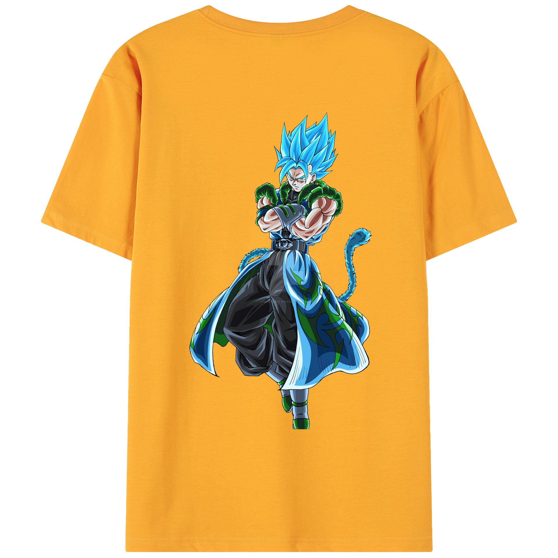 （画像用） ドラゴンボール ベジット DRAGON BALL Vegetto 綿100％ メンズ半袖Tシャツ（バックプリント） 通気性