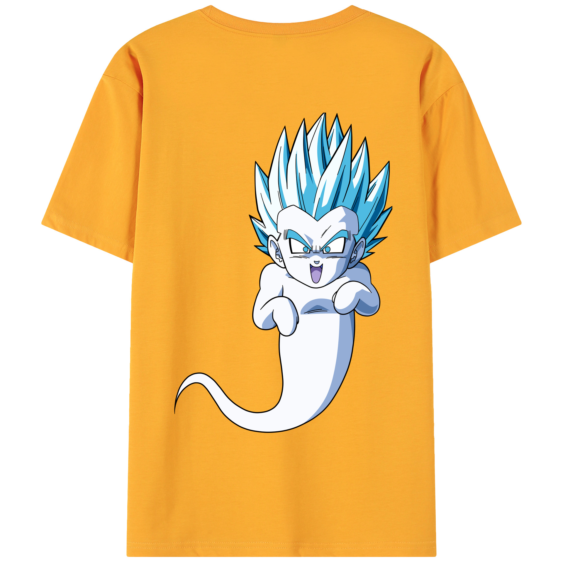 （画像用） ドラゴンボール ベジット DRAGON BALL Vegetto 綿100％ メンズ半袖Tシャツ（バックプリント） 通気性