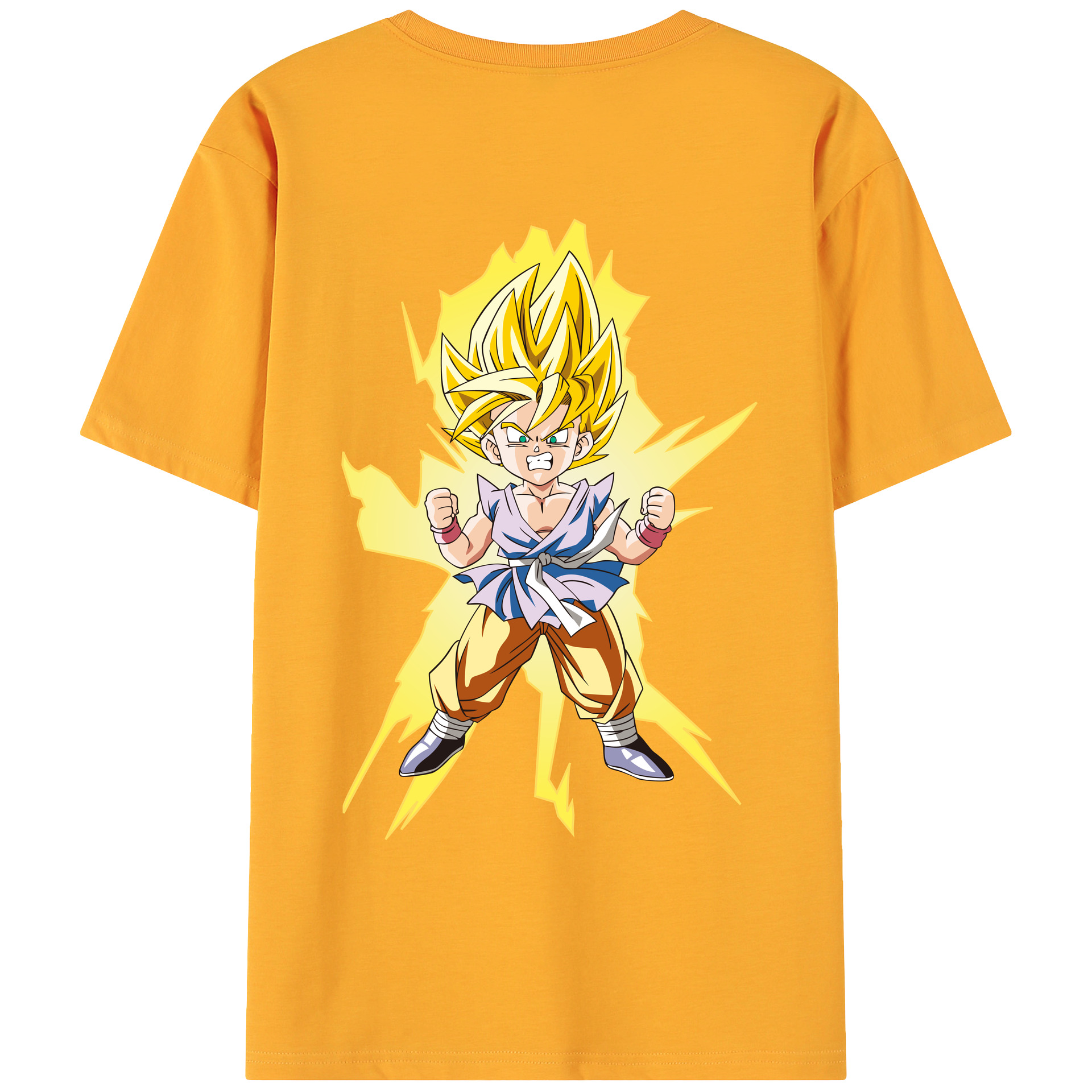 （画像用） ドラゴンボール ベジット DRAGON BALL Vegetto 綿100％ メンズ半袖Tシャツ（バックプリント） 通気性