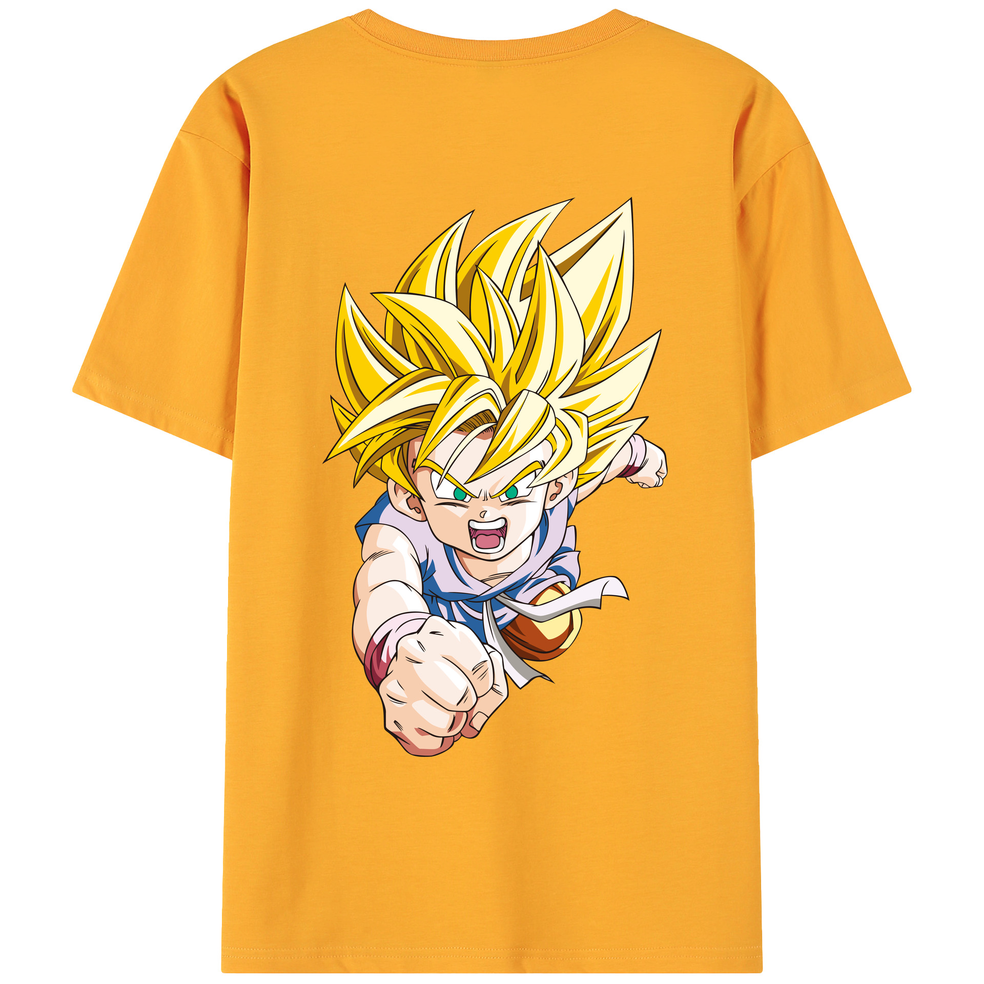 （画像用） ドラゴンボール ベジット DRAGON BALL Vegetto 綿100％ メンズ半袖Tシャツ（バックプリント） 通気性