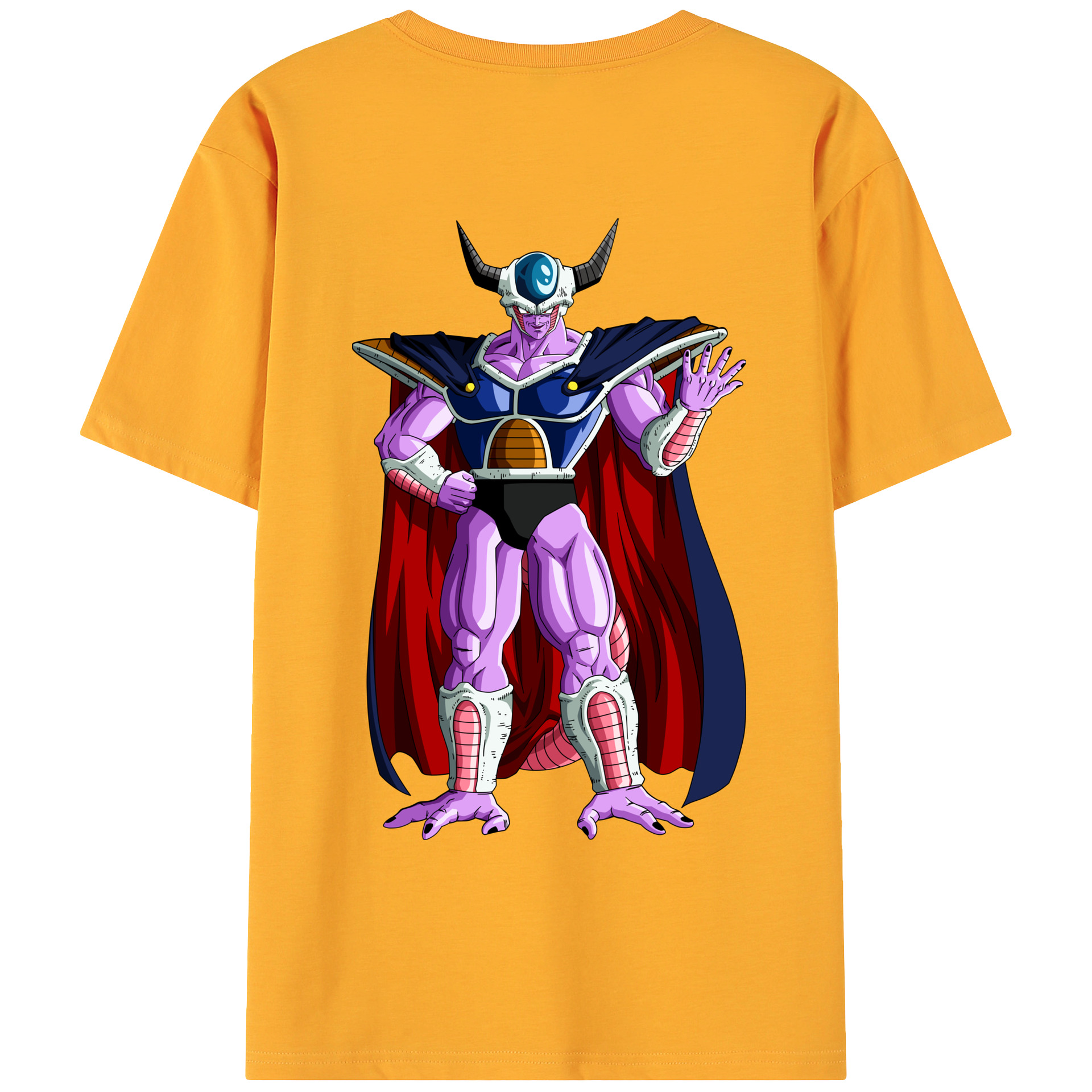 （画像用） ドラゴンボール コルド大王 DRAGON BALL King Cold 綿100％ メンズ半袖Tシャツ（バックプリント） 通気性