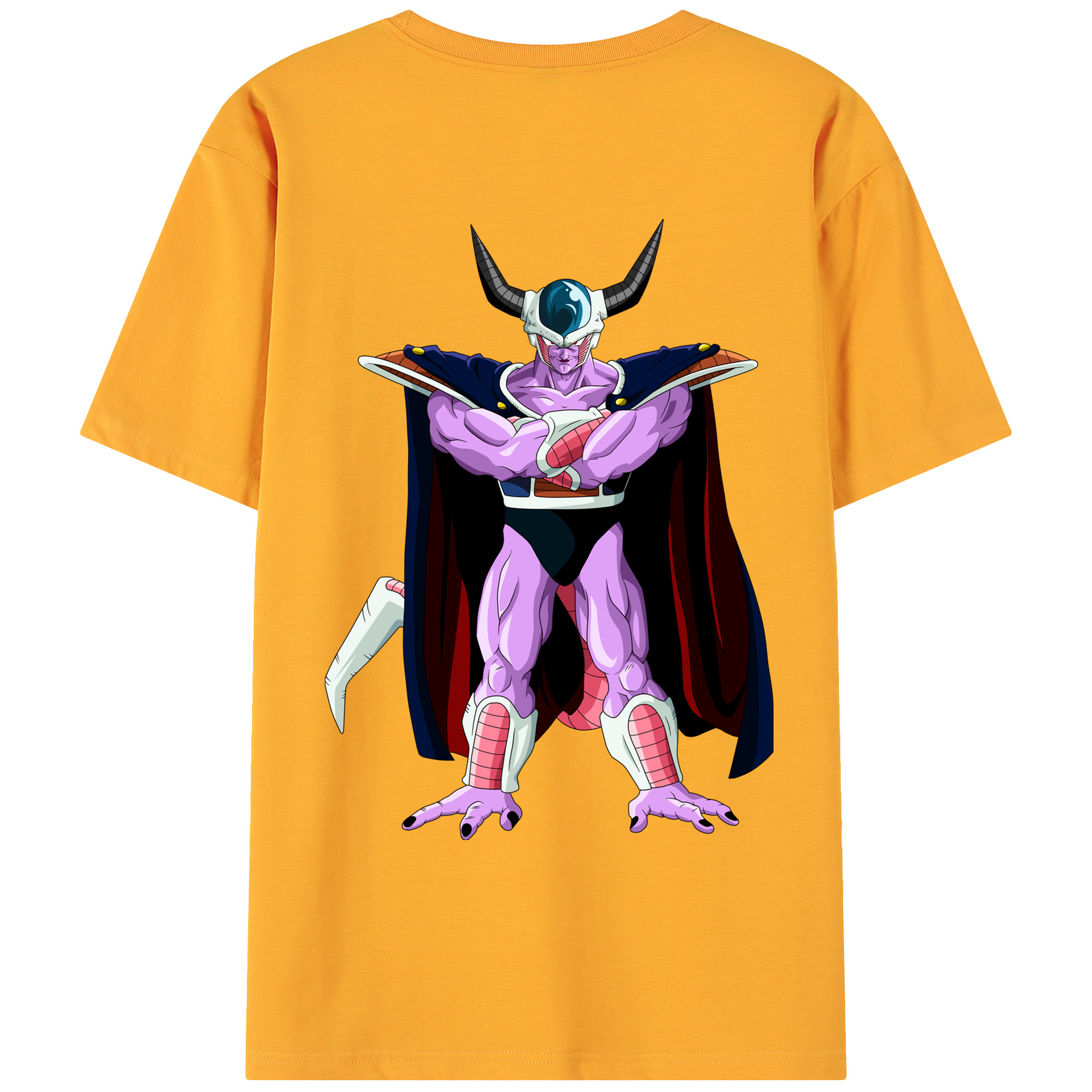 （画像用） ドラゴンボール コルド大王 DRAGON BALL King Cold 綿100％ メンズ半袖Tシャツ（バックプリント） 通気性