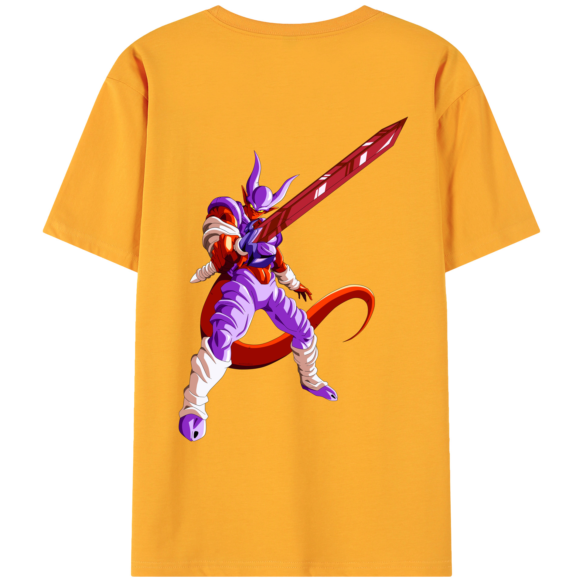 （画像用） ドラゴンボール ジャネンバ DRAGON BALL Janemba 綿100％ メンズ半袖Tシャツ（バックプリント） 通気性