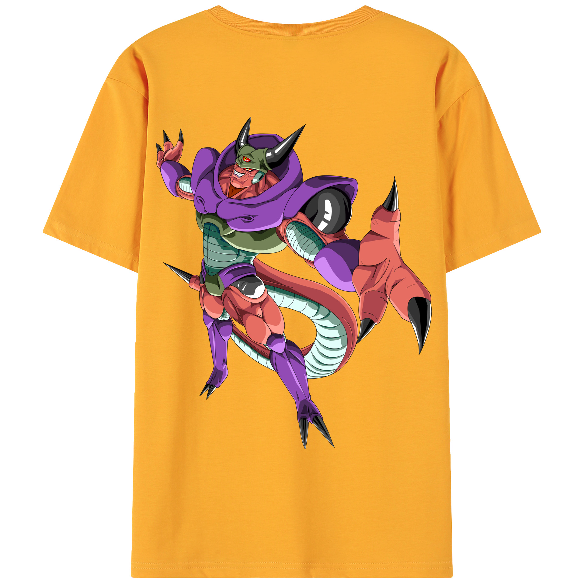 （画像用） ドラゴンボール ジャネンバ DRAGON BALL Janemba 綿100％ メンズ半袖Tシャツ（バックプリント） 通気性