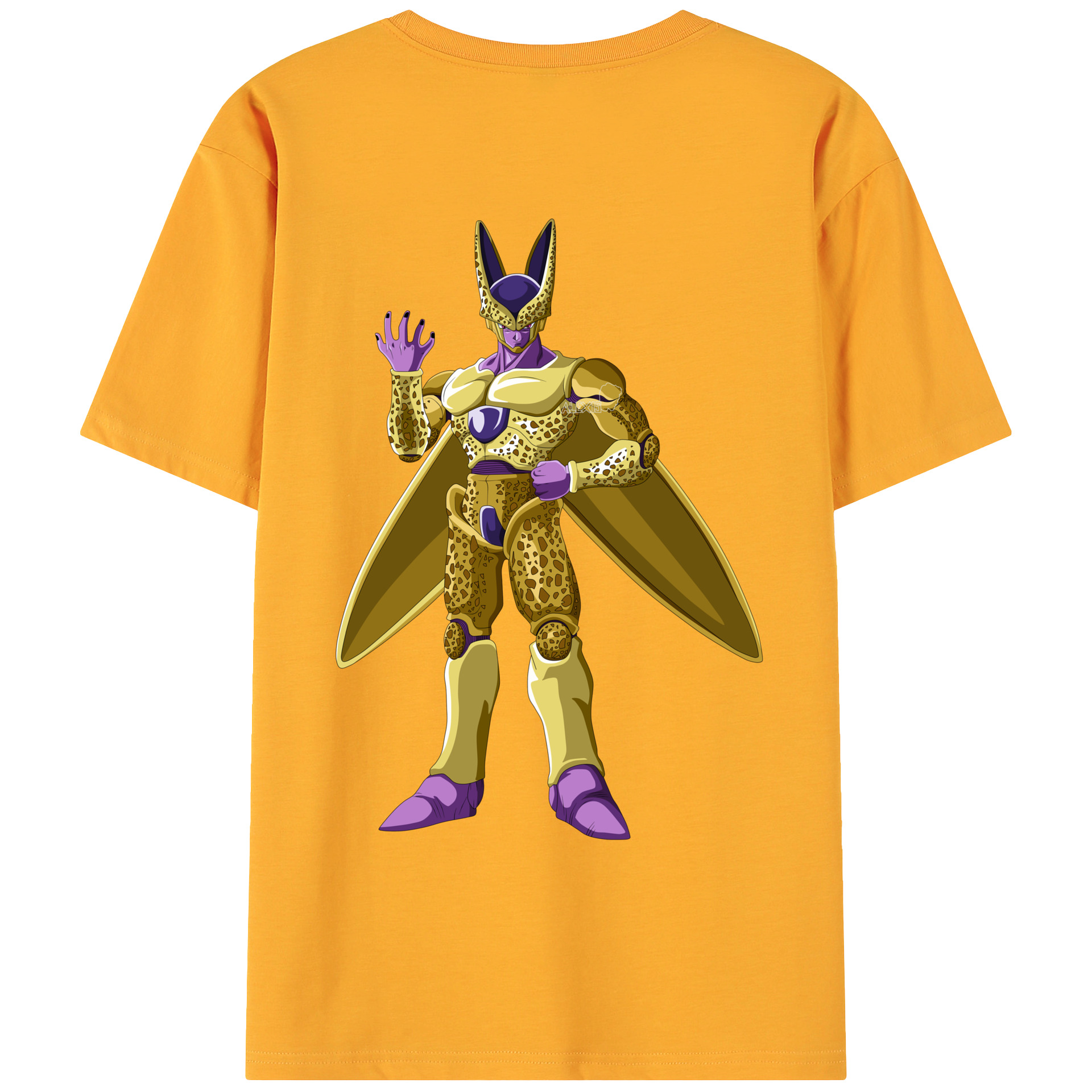 （画像用） ドラゴンボール セル DRAGON BALL Cell 綿100％ メンズ半袖Tシャツ（バックプリント） 通気性