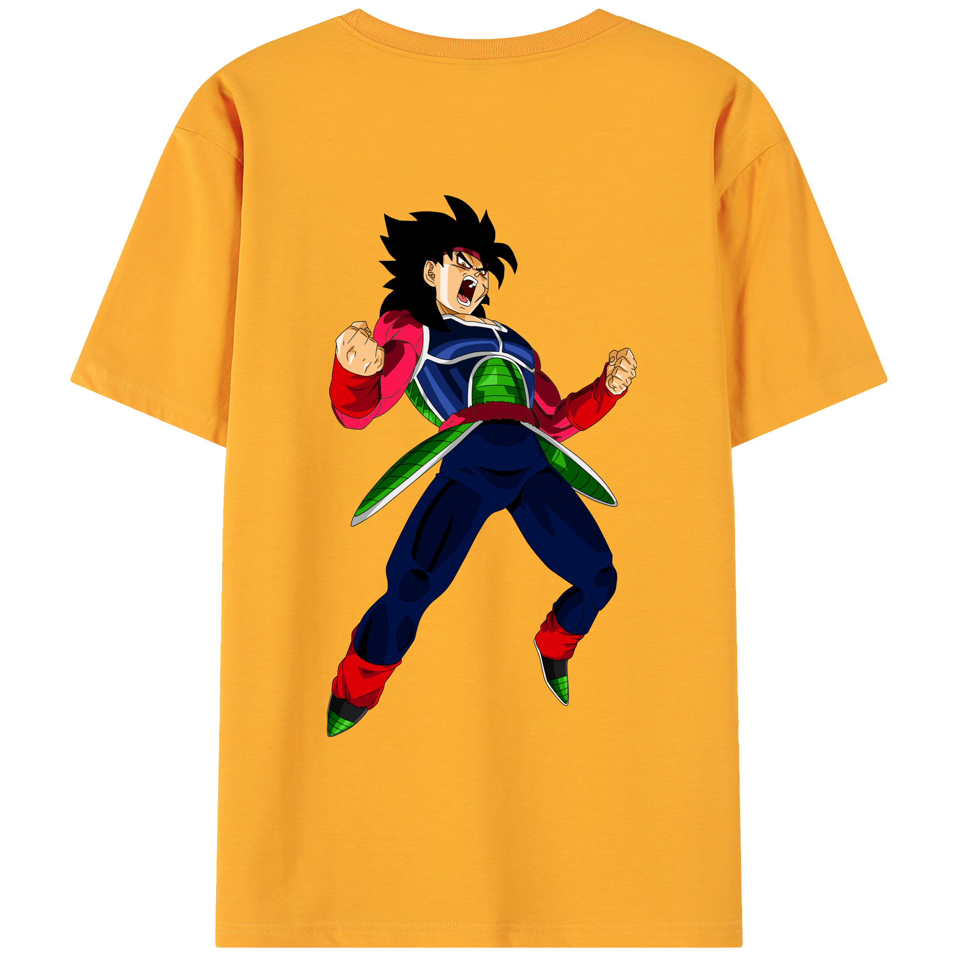 （画像用） ドラゴンボール バーダック DRAGON BALL Burdock 綿100％ メンズ半袖Tシャツ（バックプリント） 通気性
