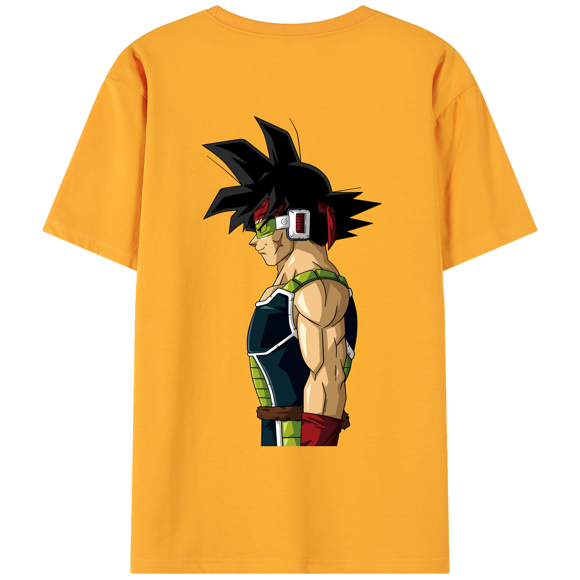 （画像用） ドラゴンボール バーダック DRAGON BALL Burdock 綿100％ メンズ半袖Tシャツ（バックプリント） 通気性
